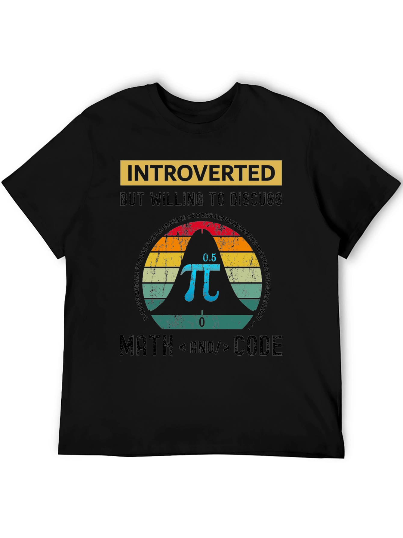 Introverted Math and Code T-Shirt