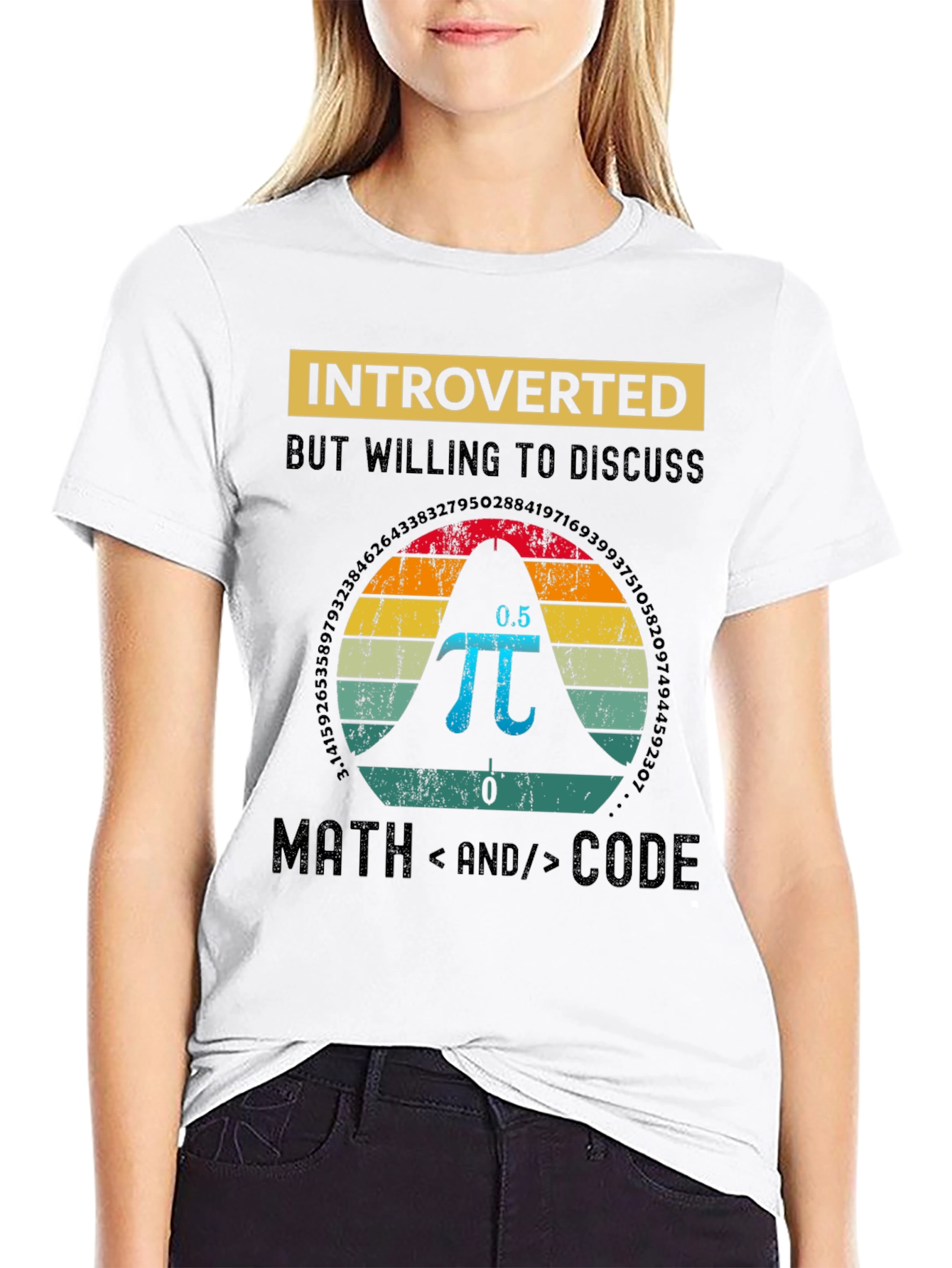 Introverted Math and Code T-Shirt