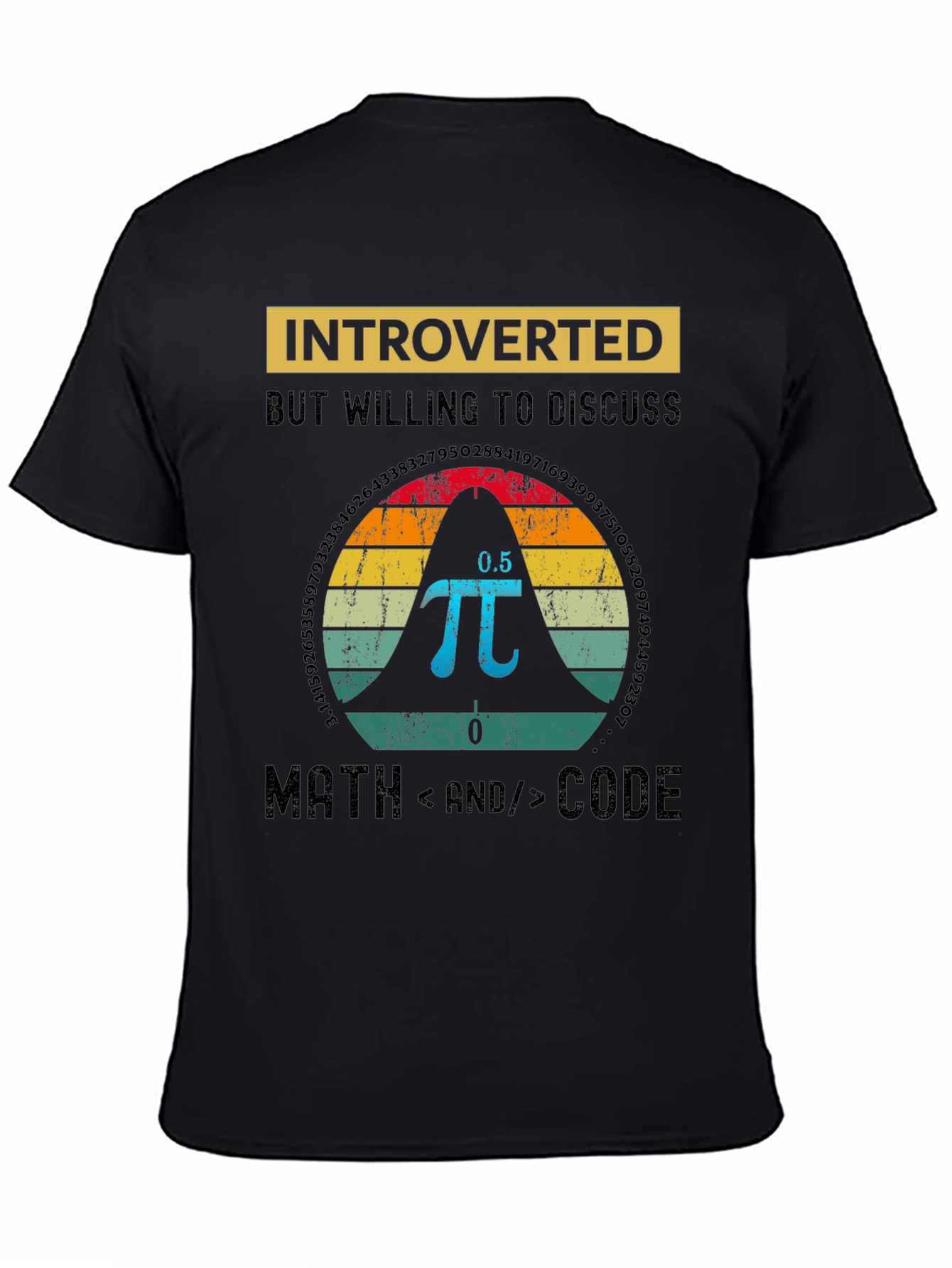 Introverted Math and Code T-Shirt