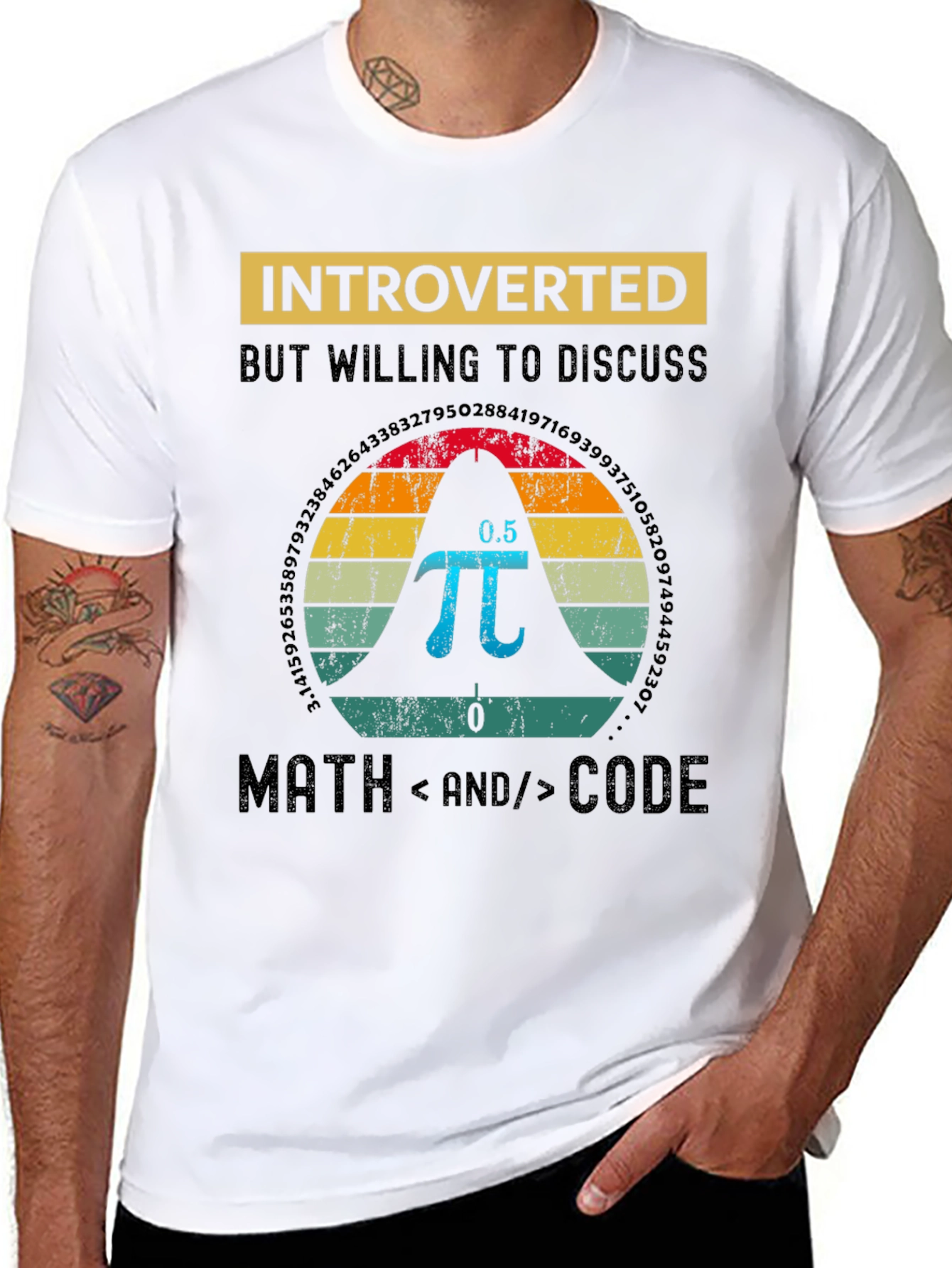 Introverted Math and Code T-Shirt