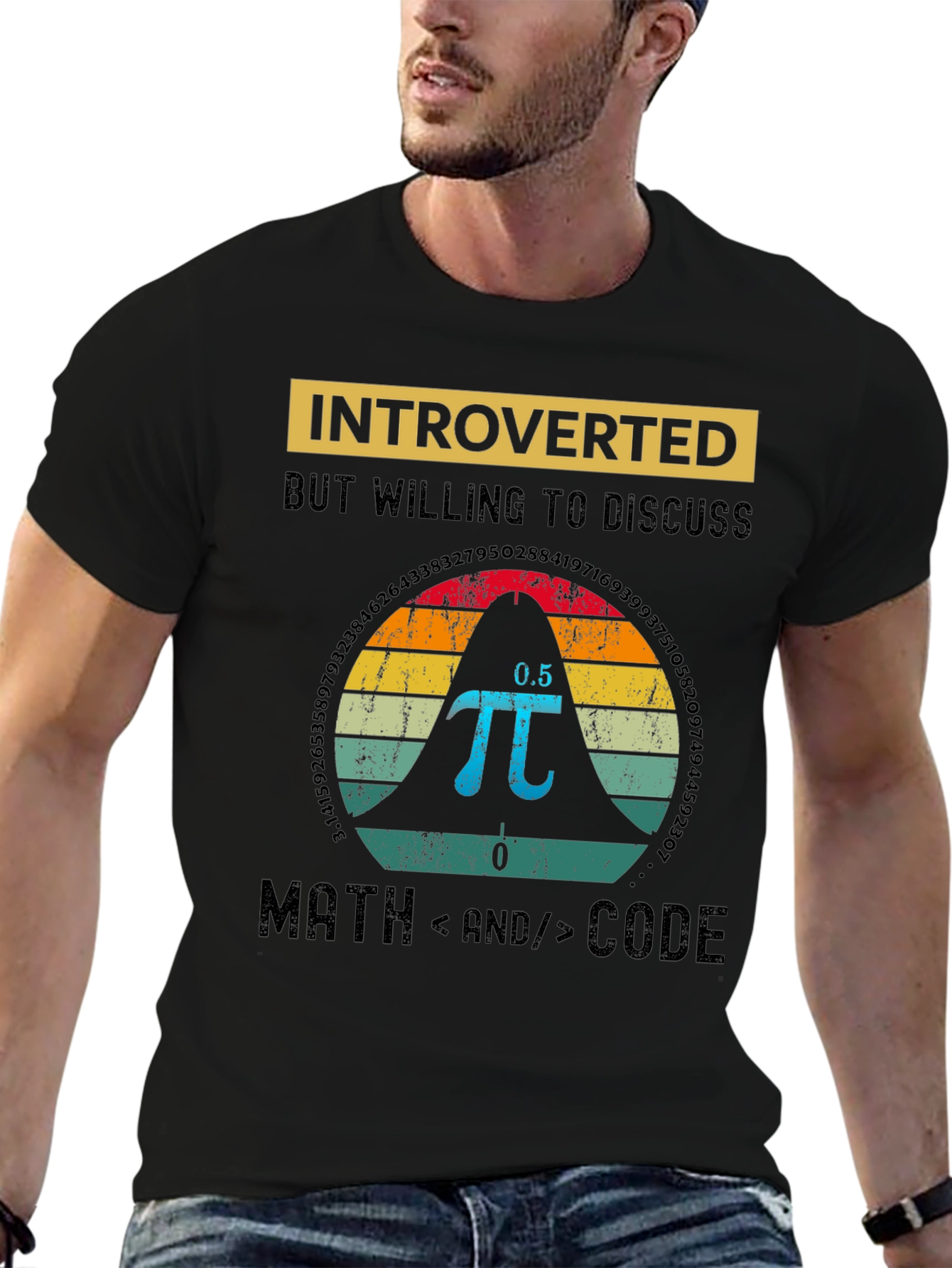 Introverted Math and Code T-Shirt