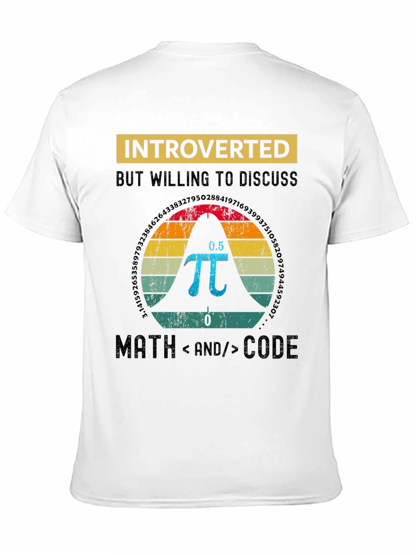 Introverted Math and Code T-Shirt
