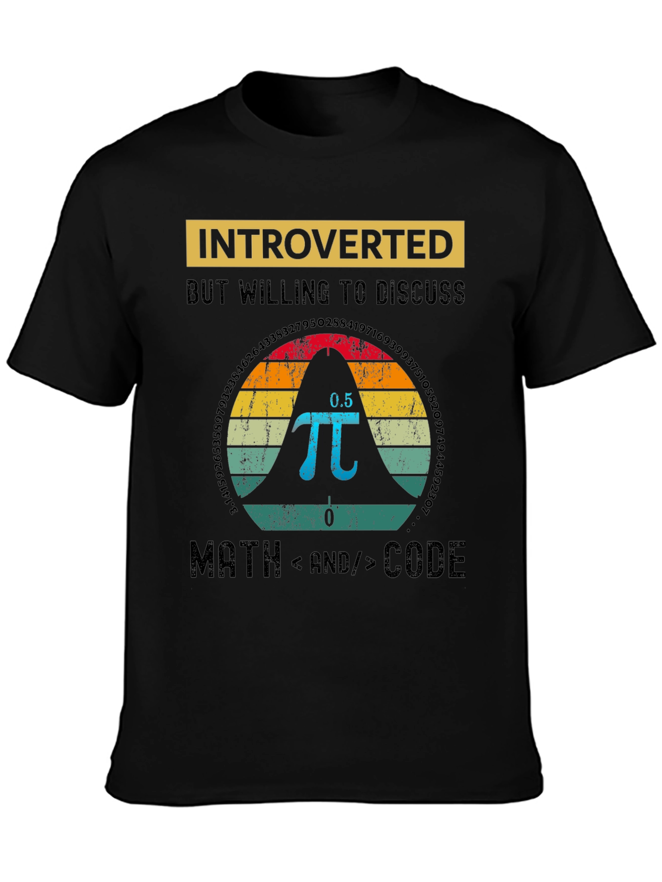 Introverted Math and Code T-Shirt