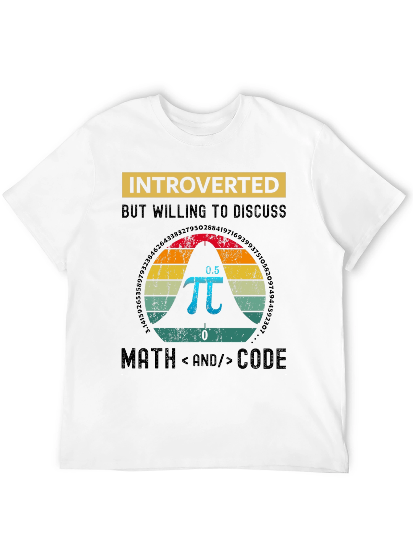 Introverted Math and Code T-Shirt