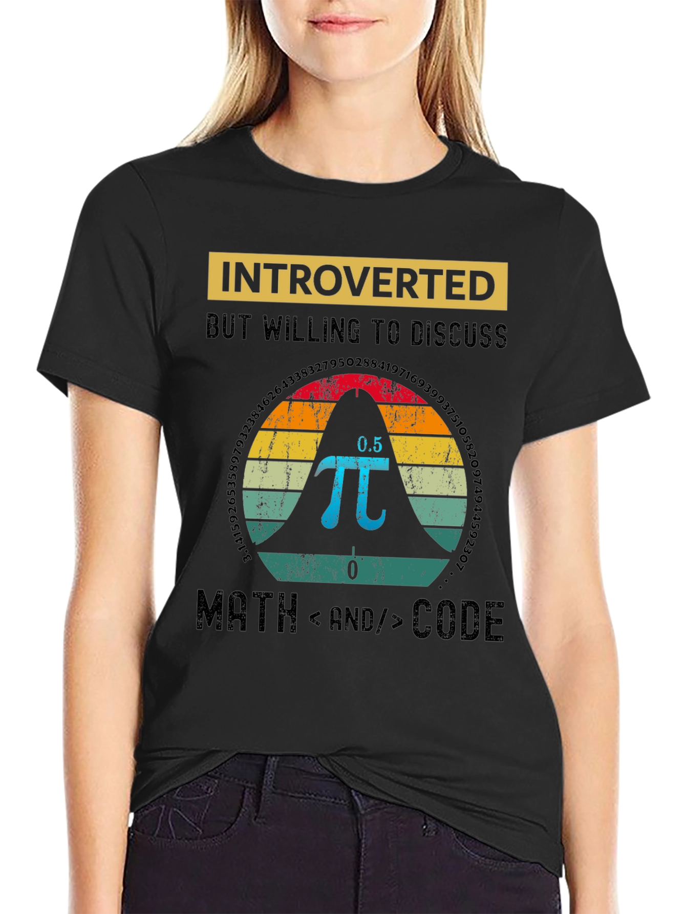 Introverted Math and Code T-Shirt