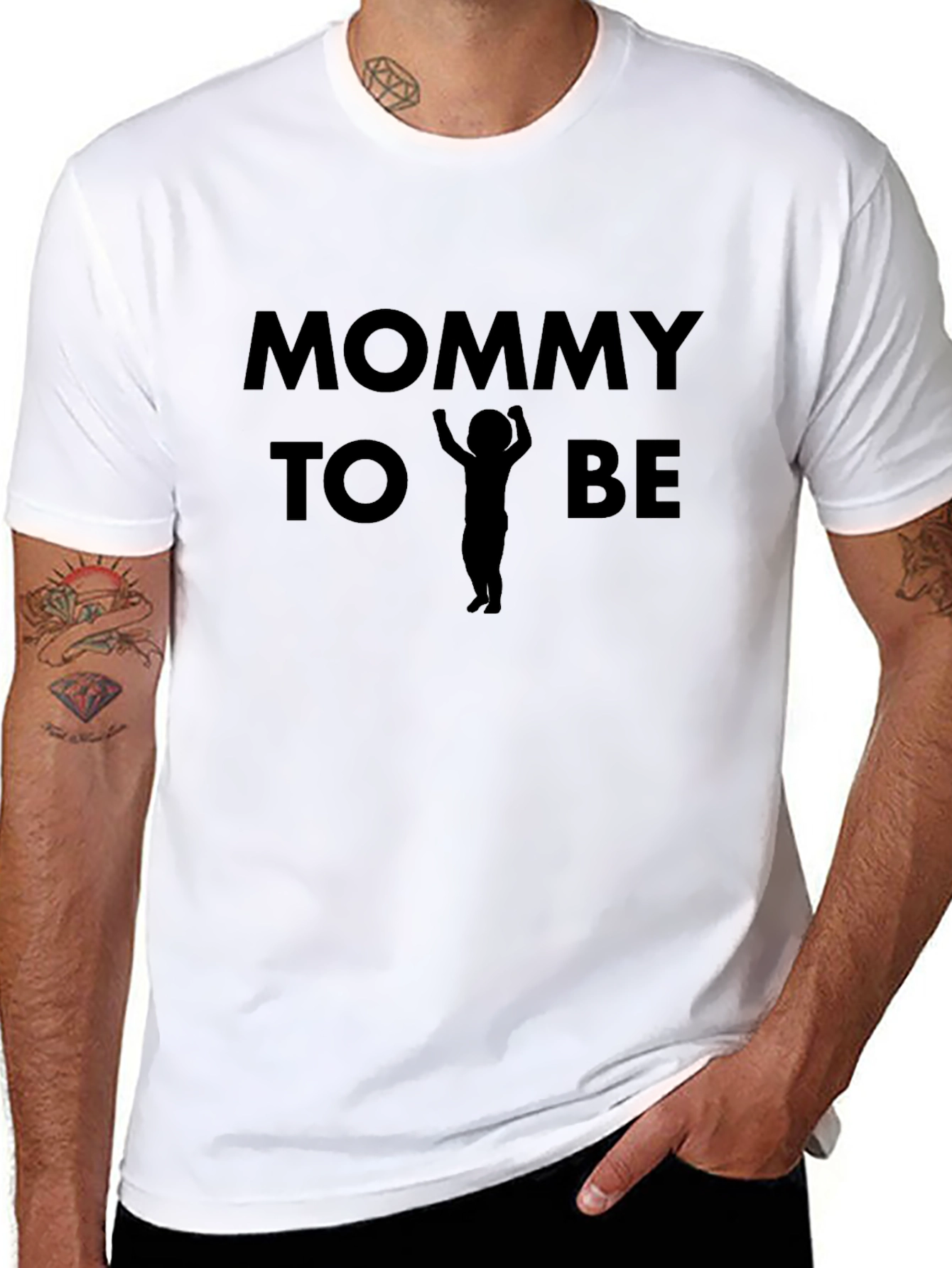 Mommy To Be Graphic Tee - Pregnancy Announcement