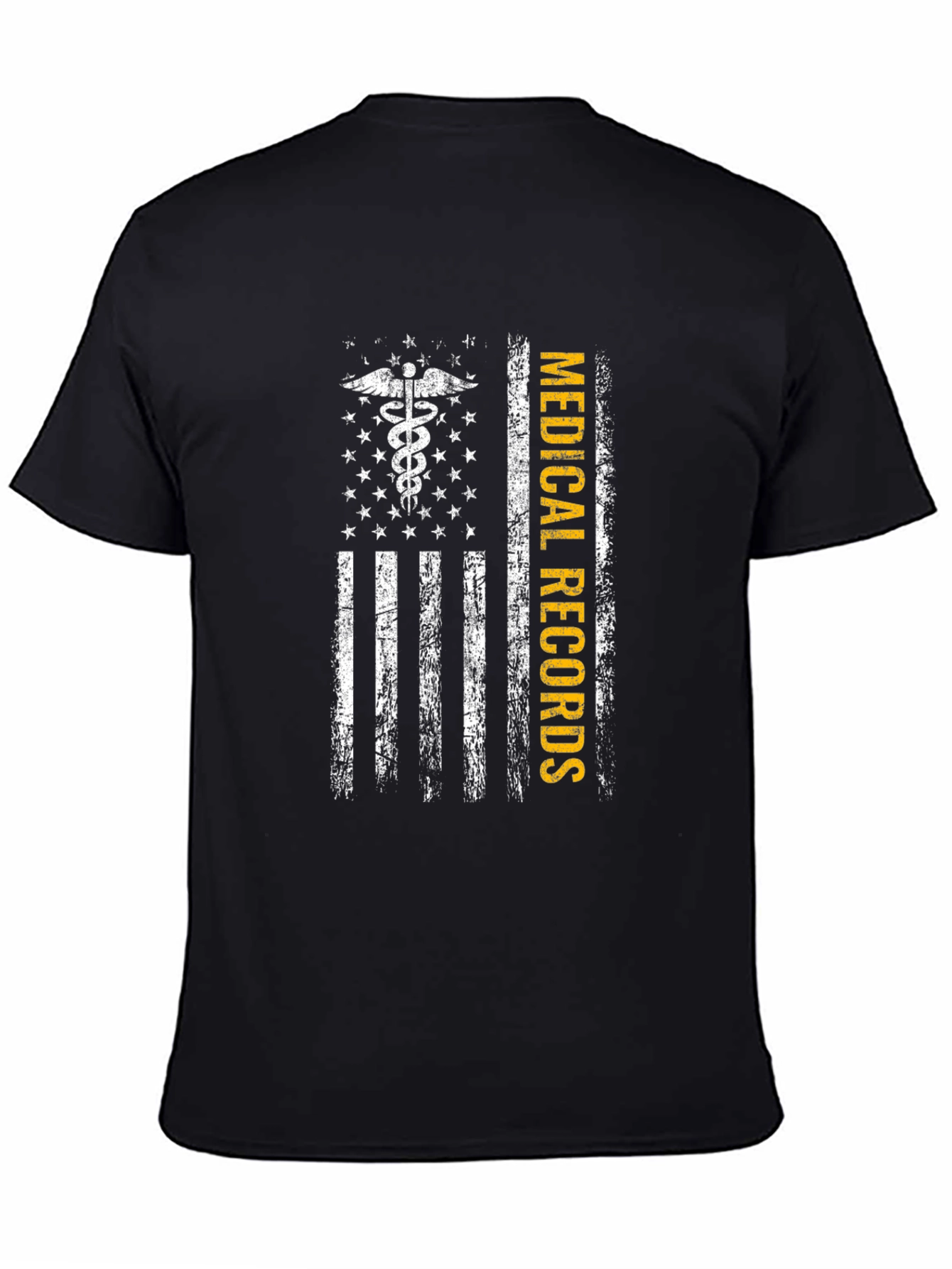 Medical Records American Flag Graphic Tee