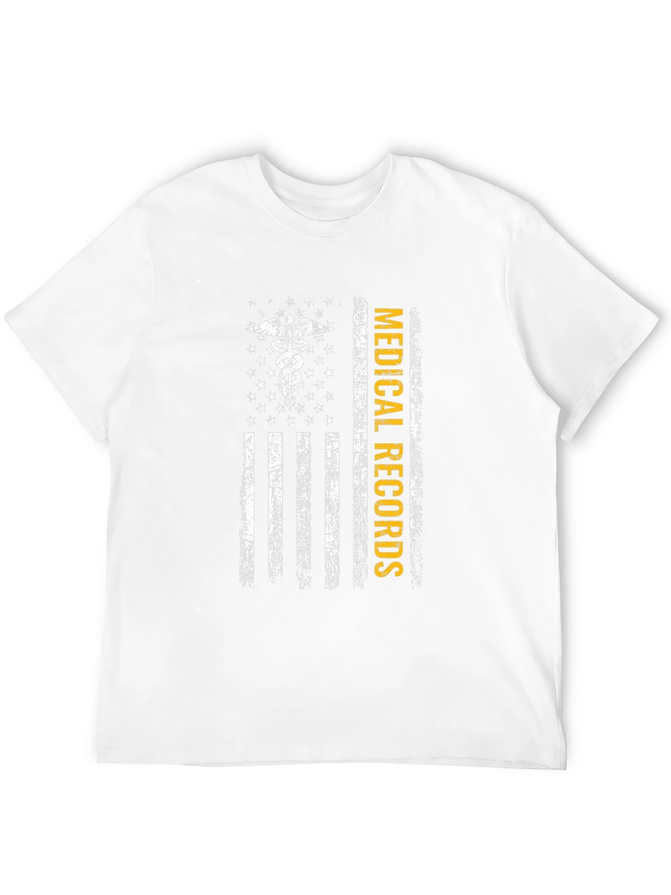 Medical Records American Flag Graphic Tee