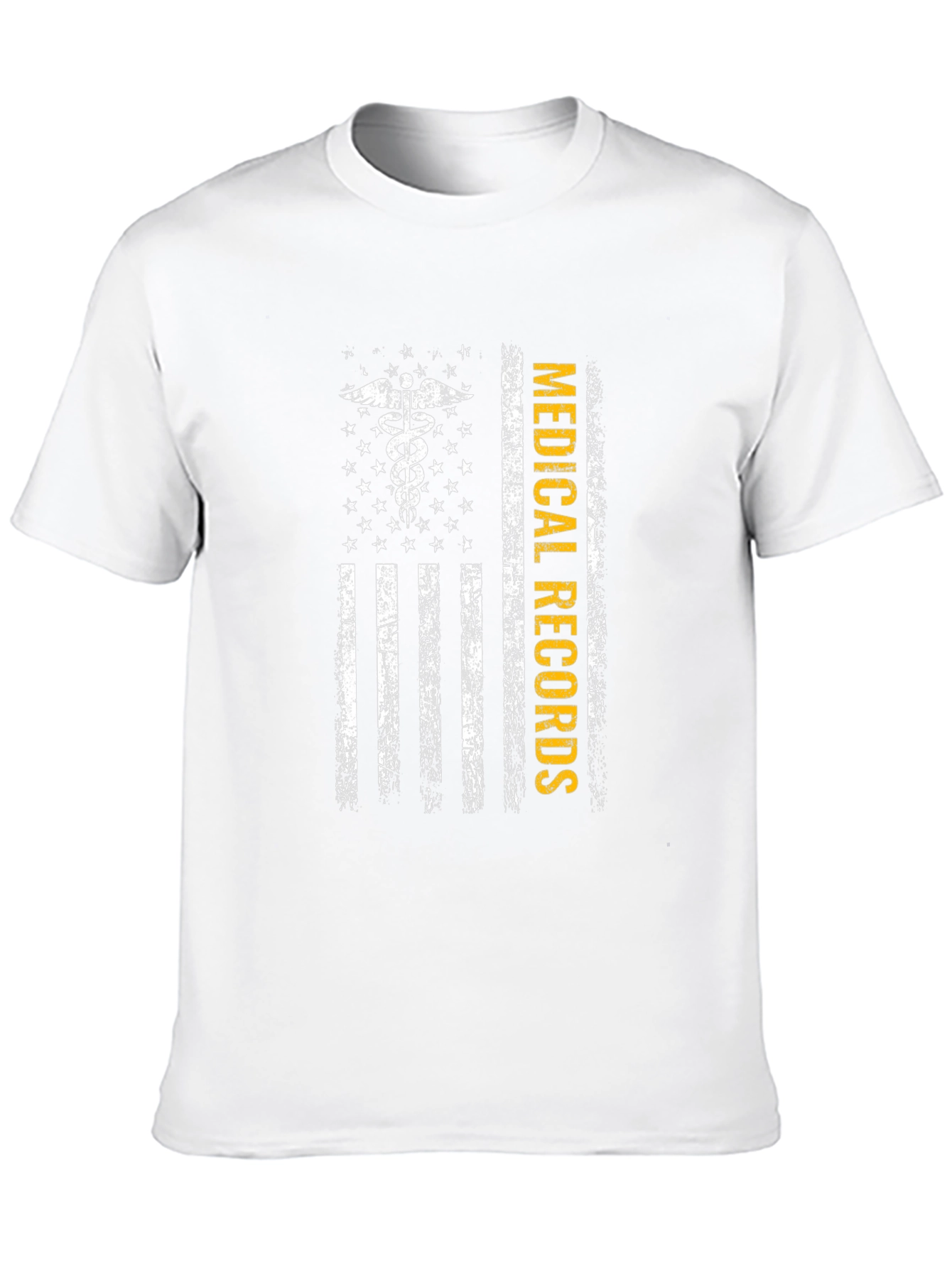 Medical Records American Flag Graphic Tee