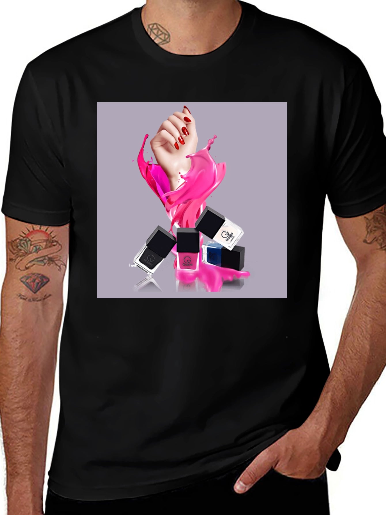 Stylish Nail Polish T-Shirt