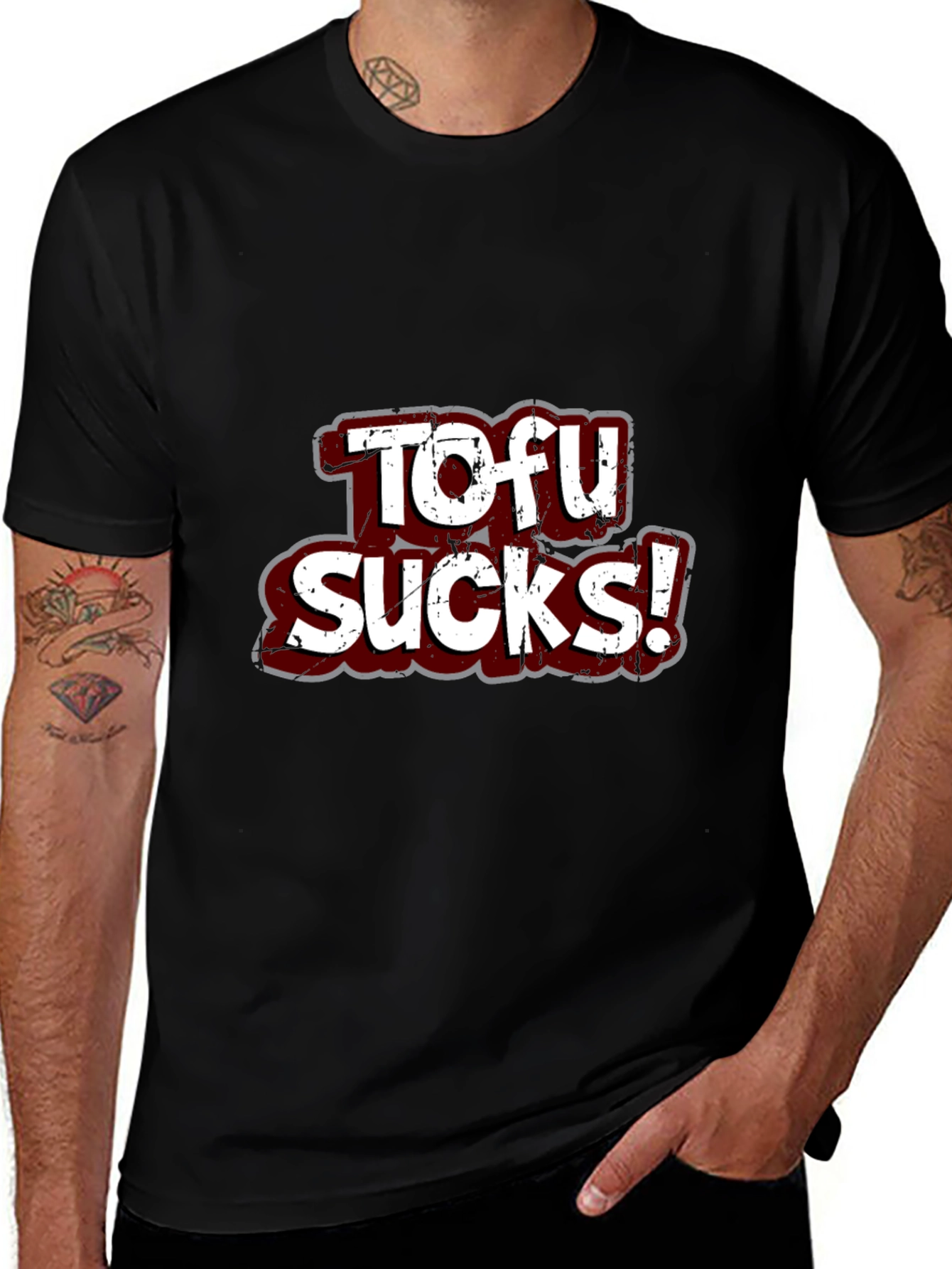 Tofu Sucks! Graphic Tee - Bold Statement Shirt