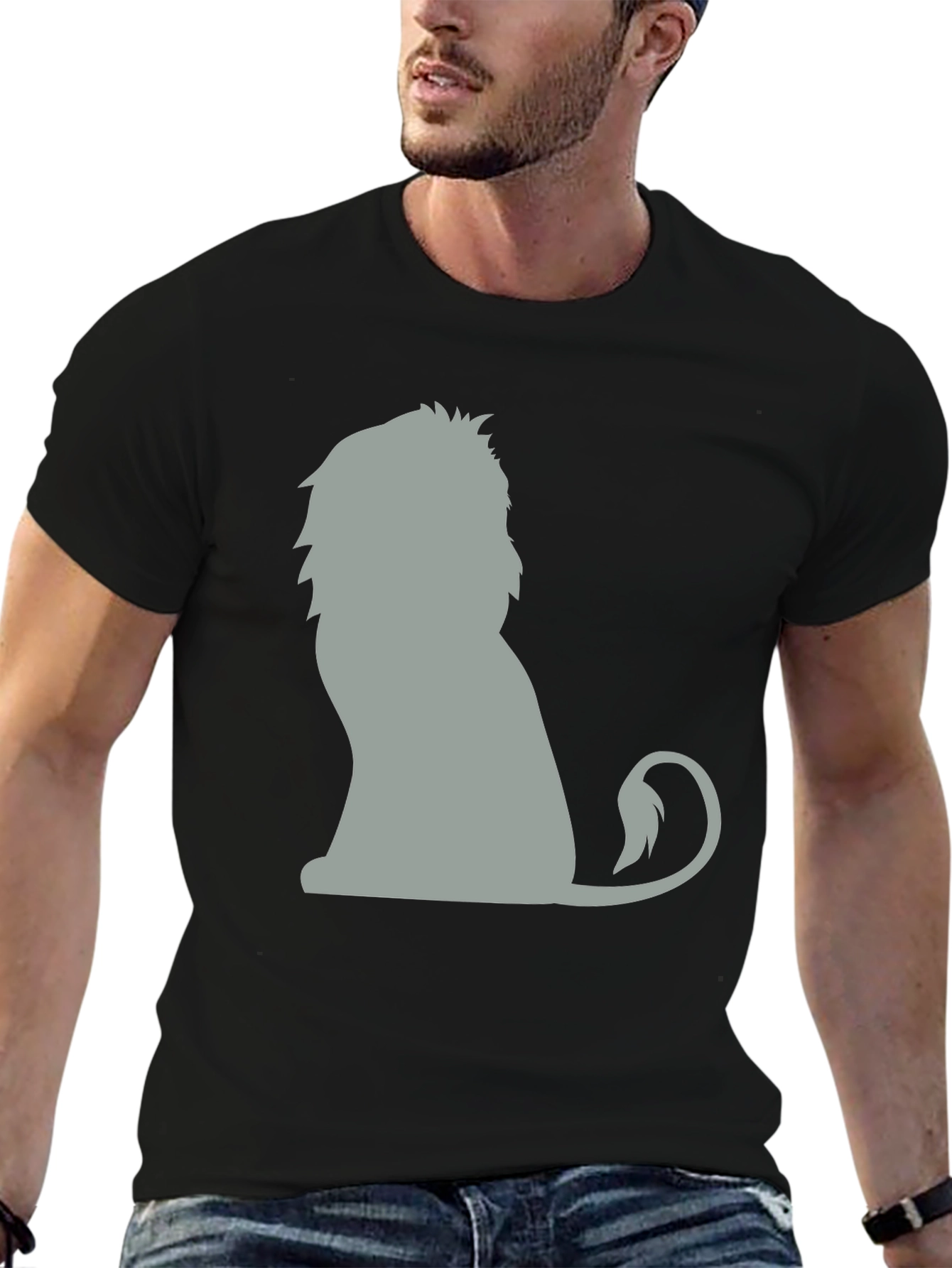 Lion Graphic Tee - Unisex Cotton T-Shirt