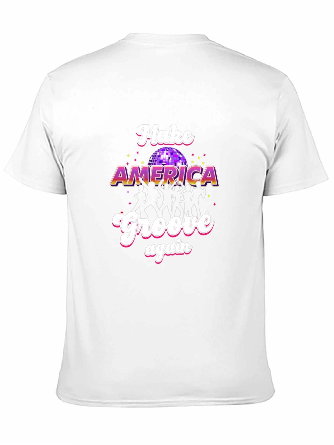 Make America Groove Again T-Shirt - Retro Disco Design