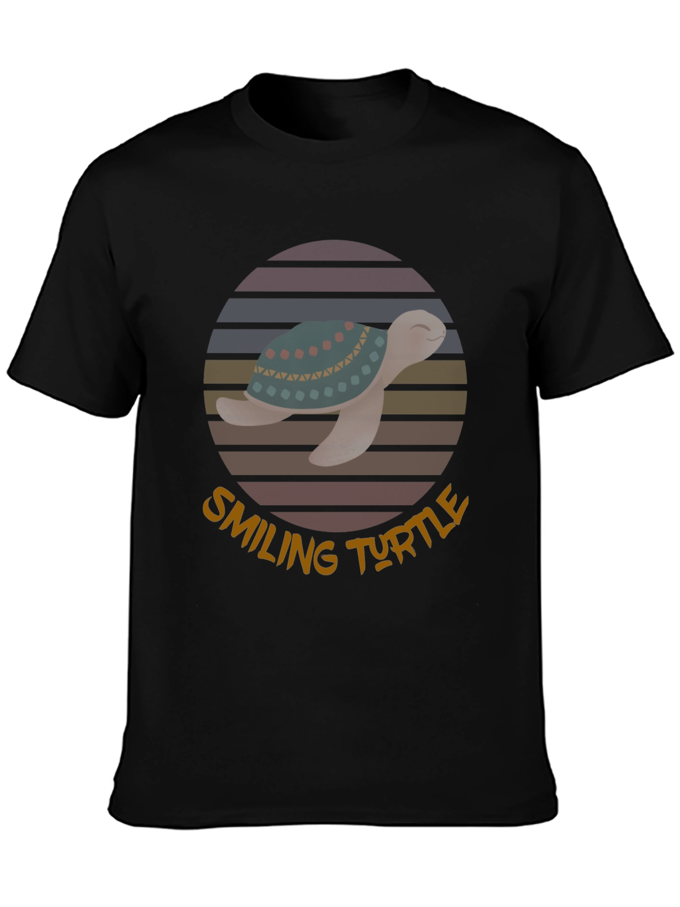 Smiling Turtle Graphic Tee - Unisex
