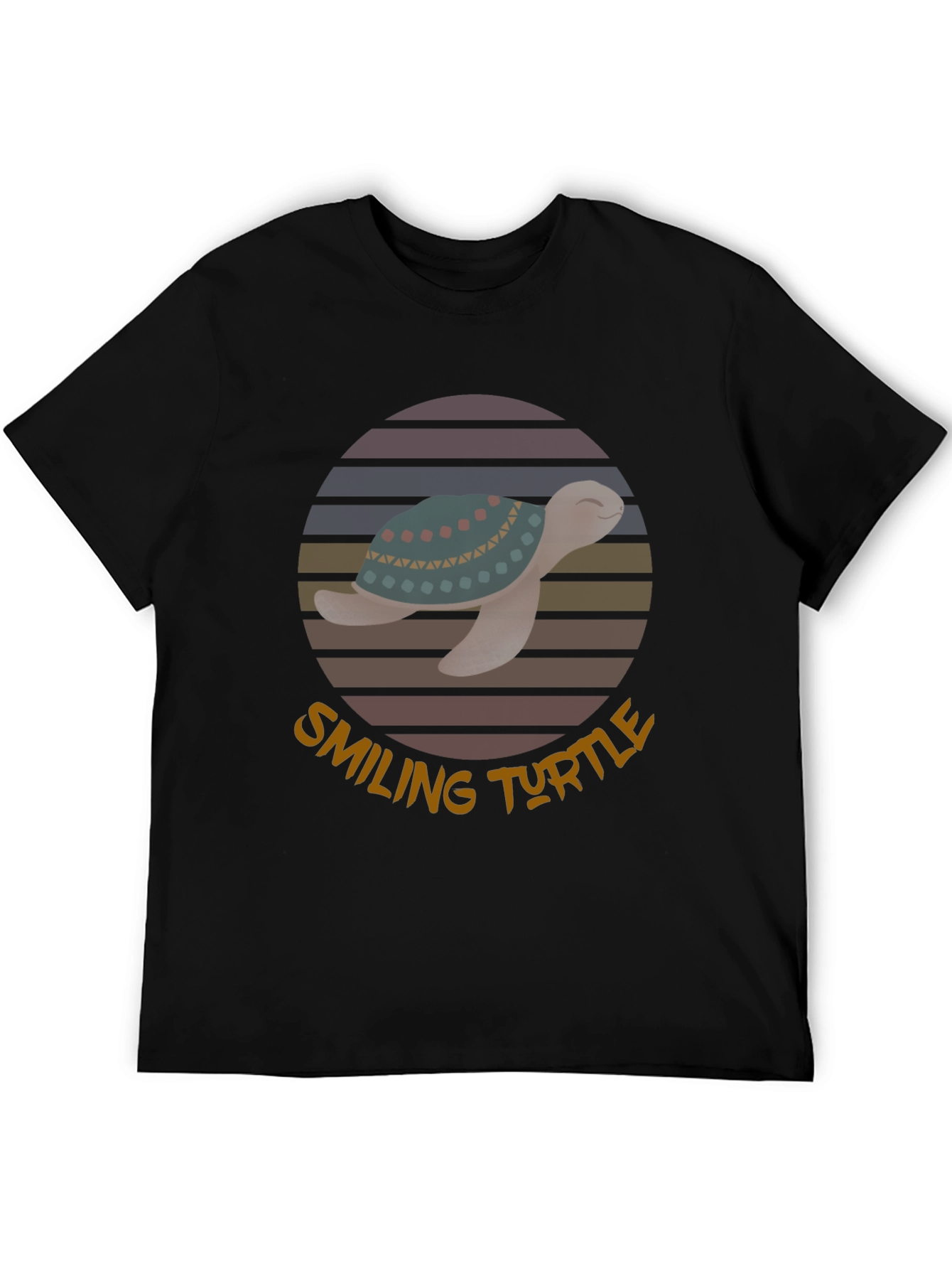 Smiling Turtle Graphic Tee - Unisex
