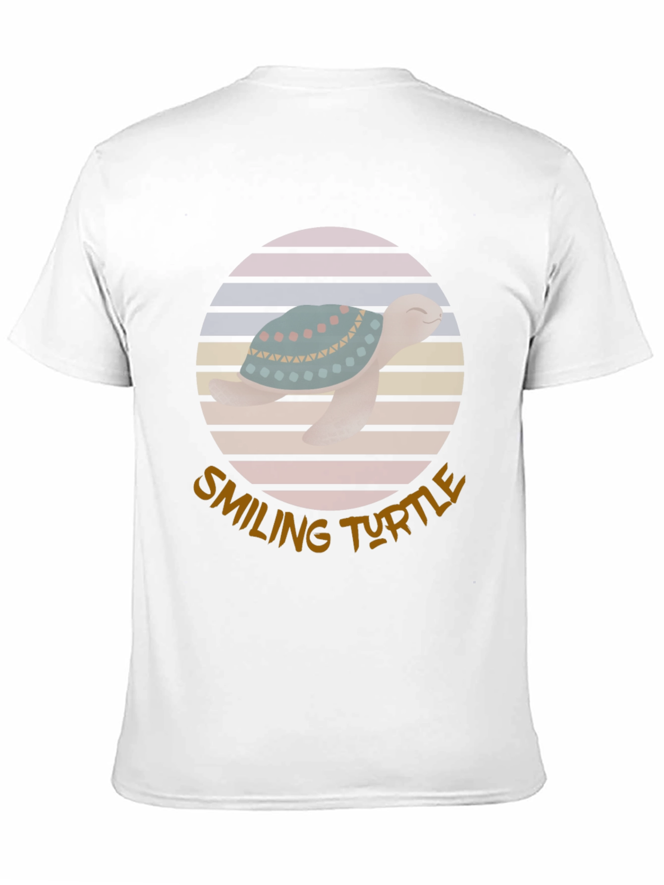 Smiling Turtle Graphic Tee - Unisex