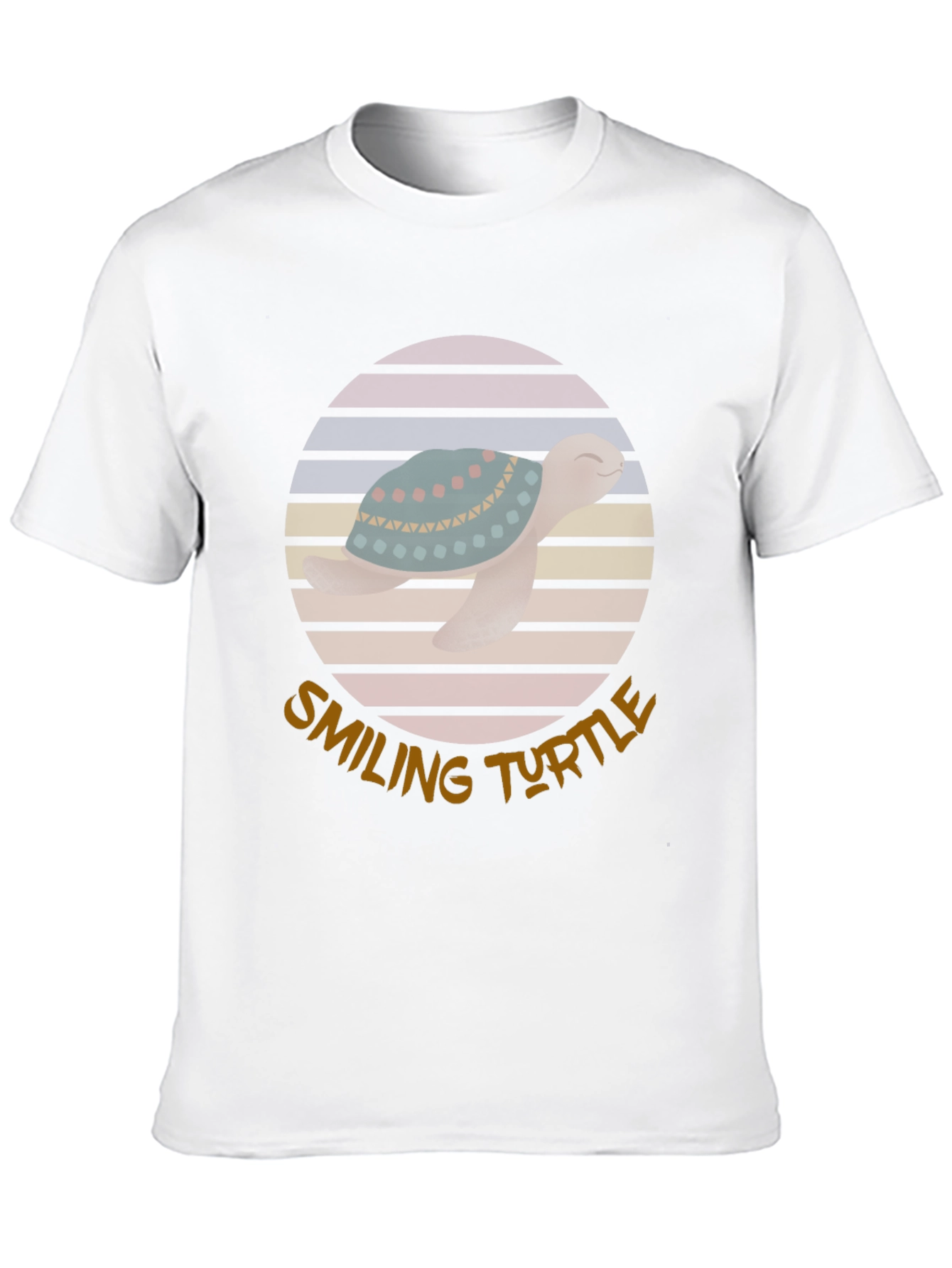 Smiling Turtle Graphic Tee - Unisex