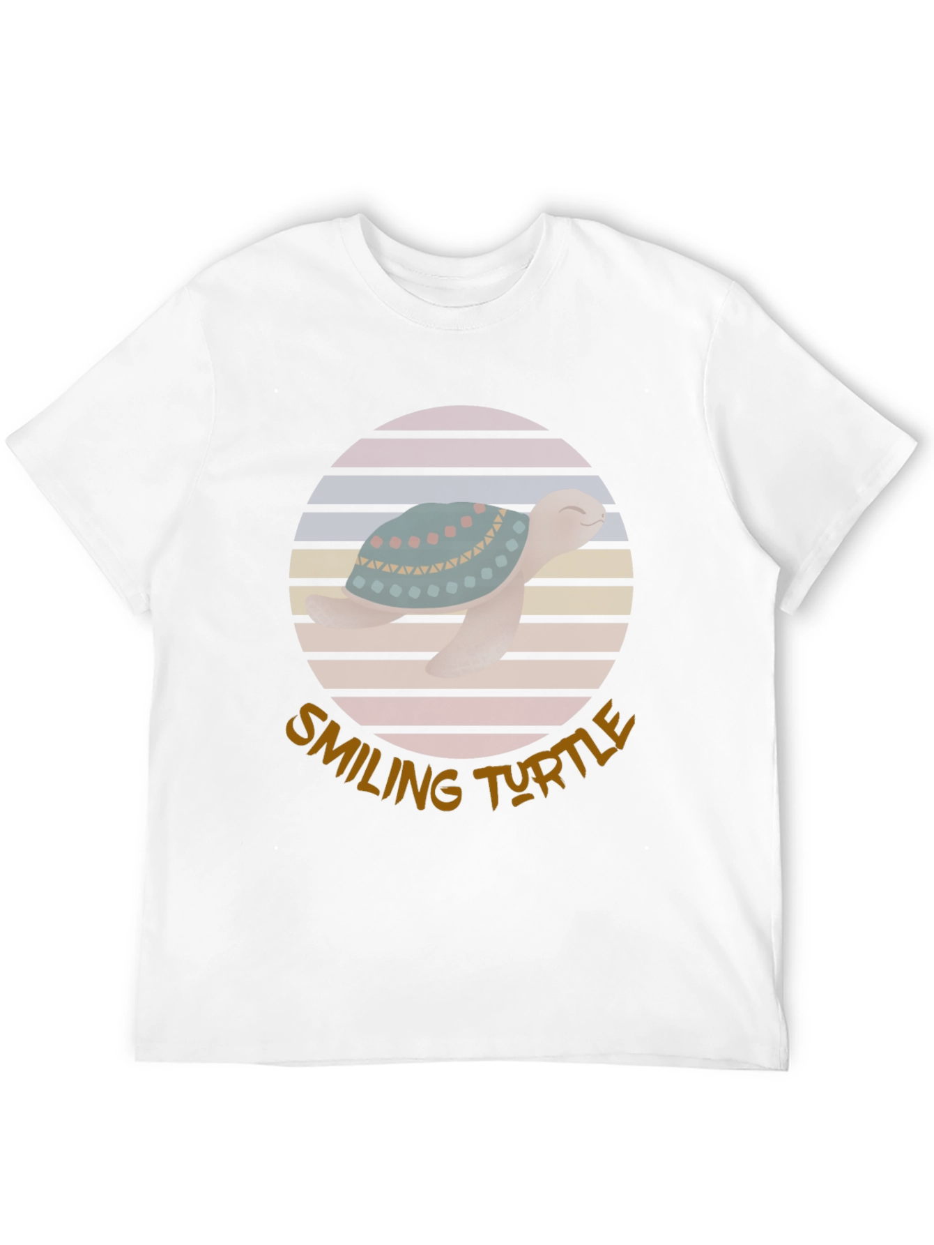 Smiling Turtle Graphic Tee - Unisex