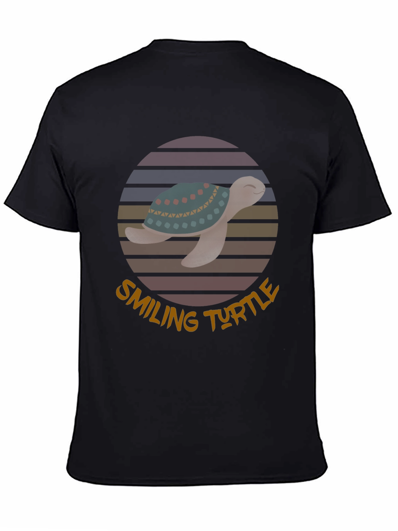 Smiling Turtle Graphic Tee - Unisex