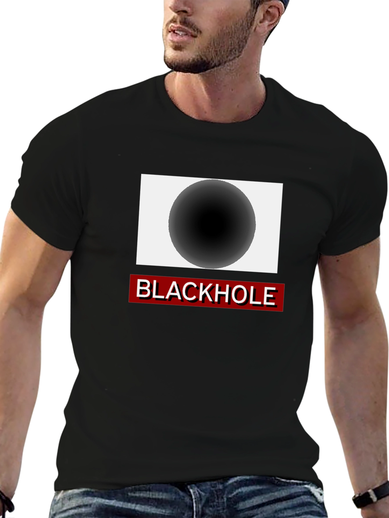 Blackhole Graphic Tee - Cool Space Design
