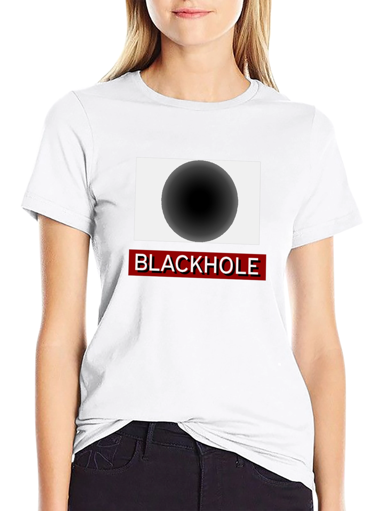 Blackhole Graphic Tee - Cool Space Design