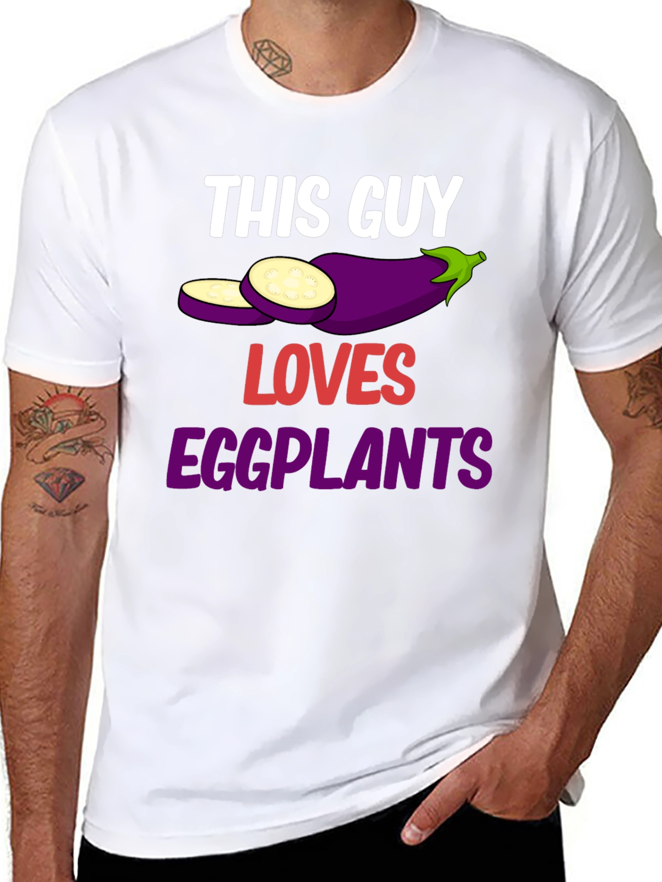 Funny Eggplant Lover T-Shirt