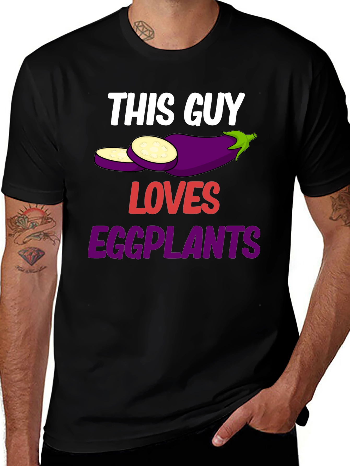 Funny Eggplant Lover T-Shirt