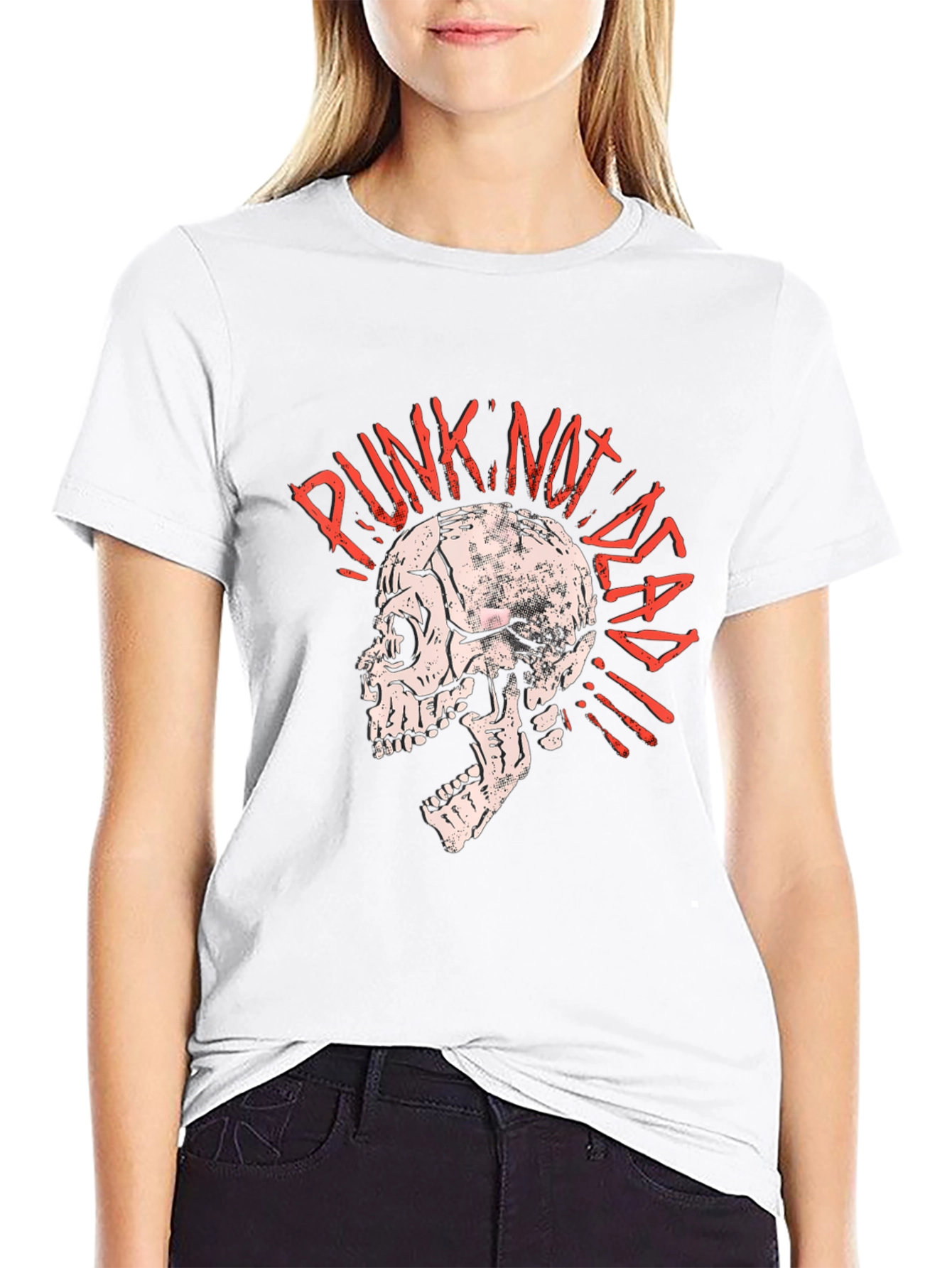 Punk Not Dead Skull T-Shirt