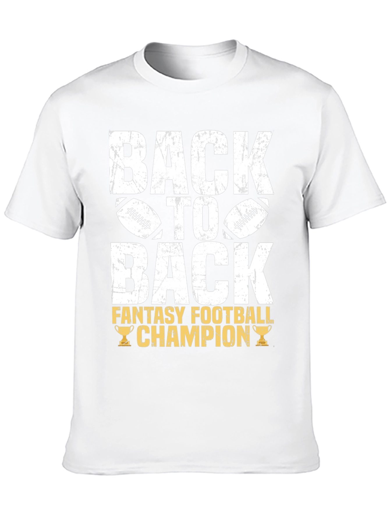 Back to Back Fantasy Football Champion T-Shirt