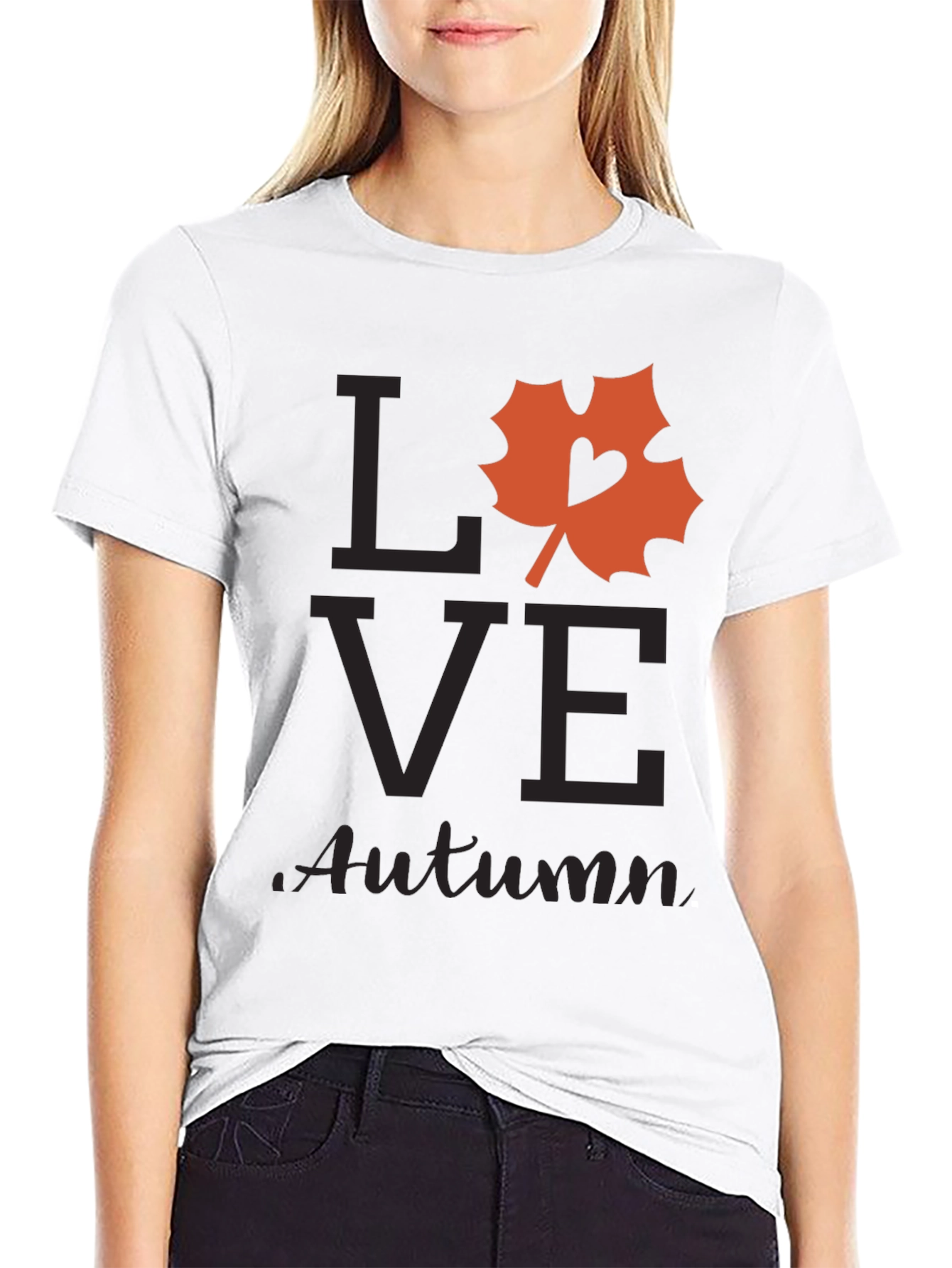 Love Autumn Graphic Tee - Fall Season Shirt