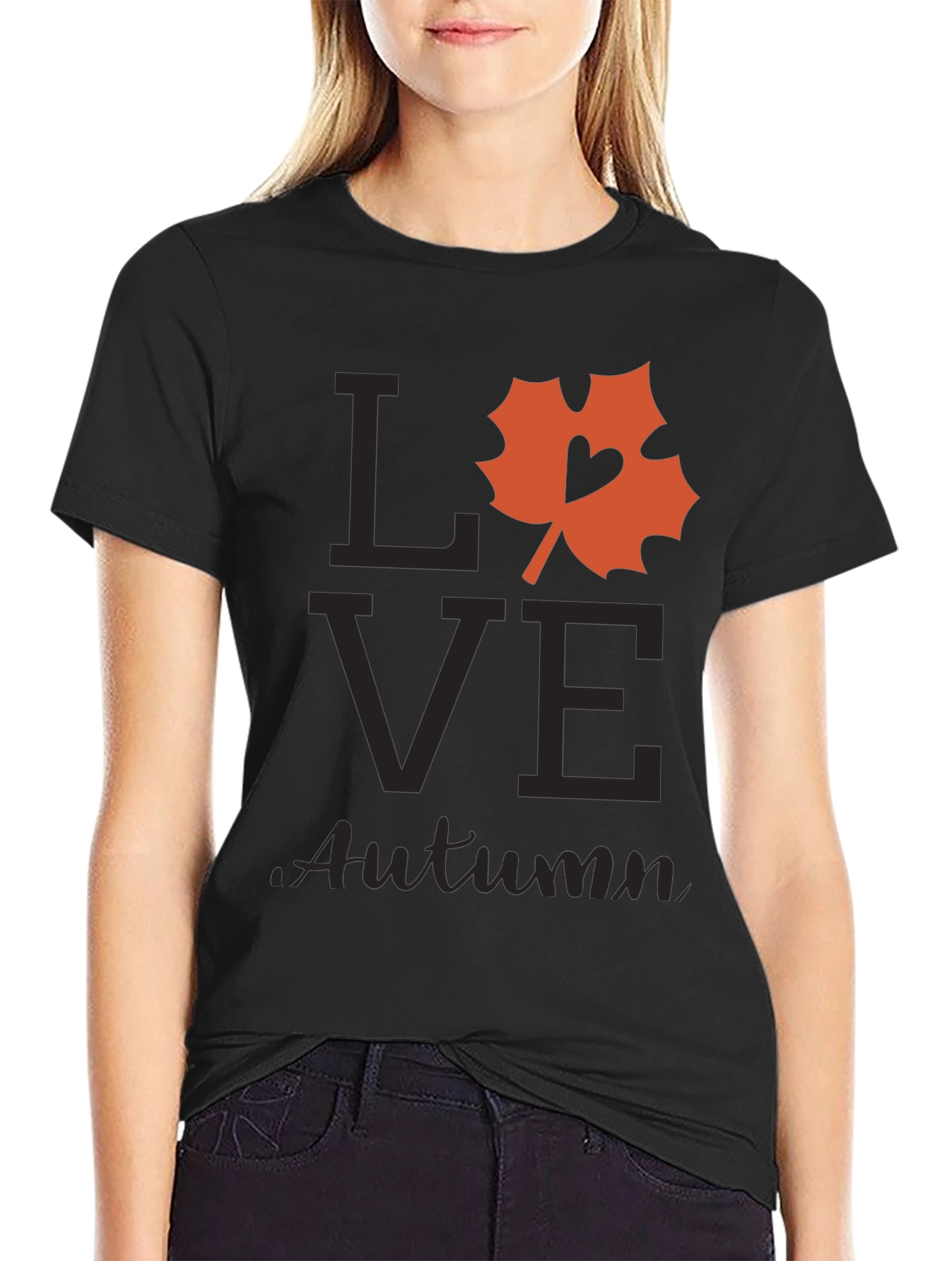 Love Autumn Graphic Tee - Fall Season Shirt