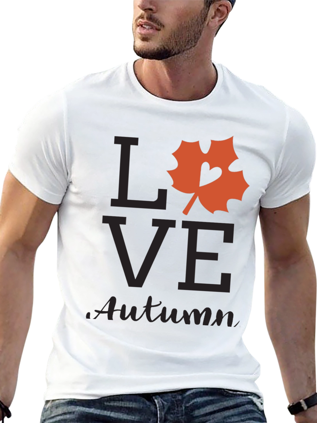Love Autumn Graphic Tee - Fall Season Shirt