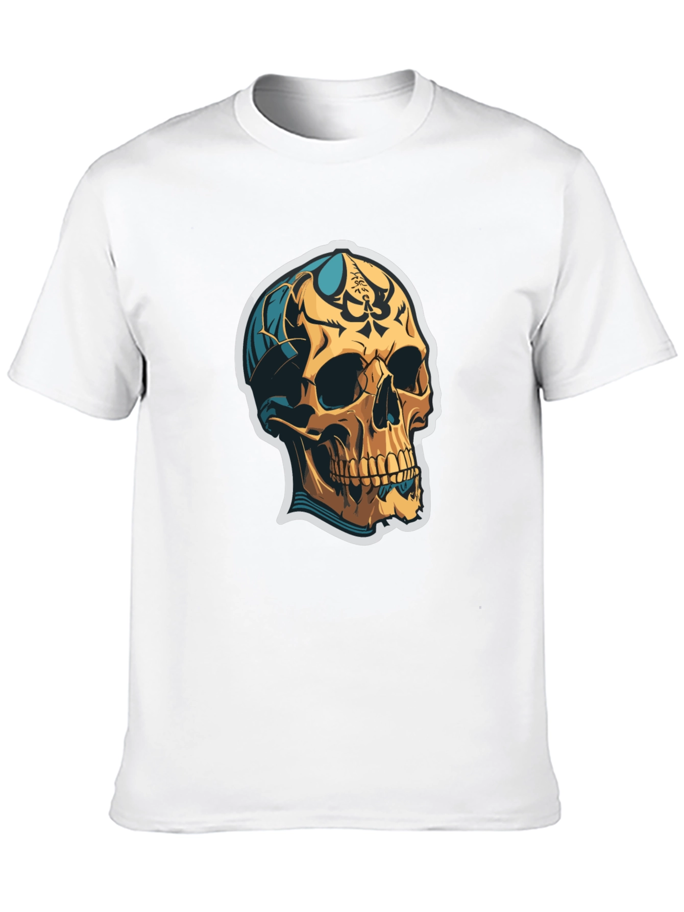 Skull Graphic Tee - Edgy Style