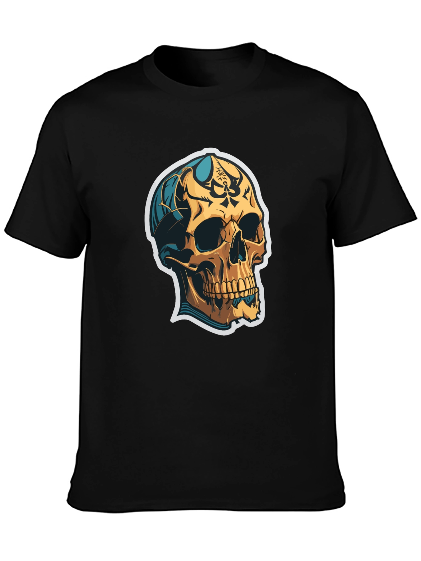 Skull Graphic Tee - Edgy Style