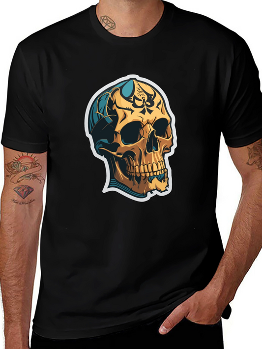 Skull Graphic Tee - Edgy Style