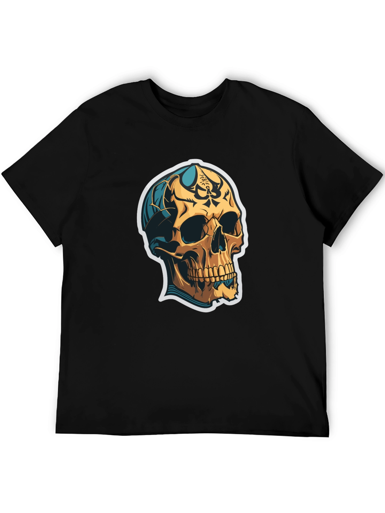 Skull Graphic Tee - Edgy Style