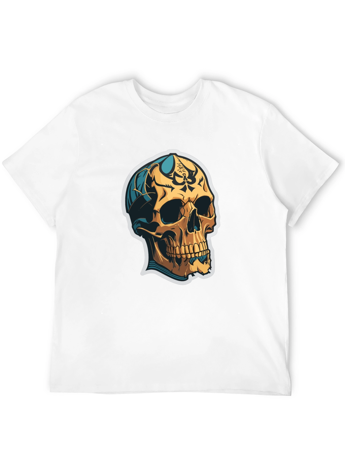 Skull Graphic Tee - Edgy Style