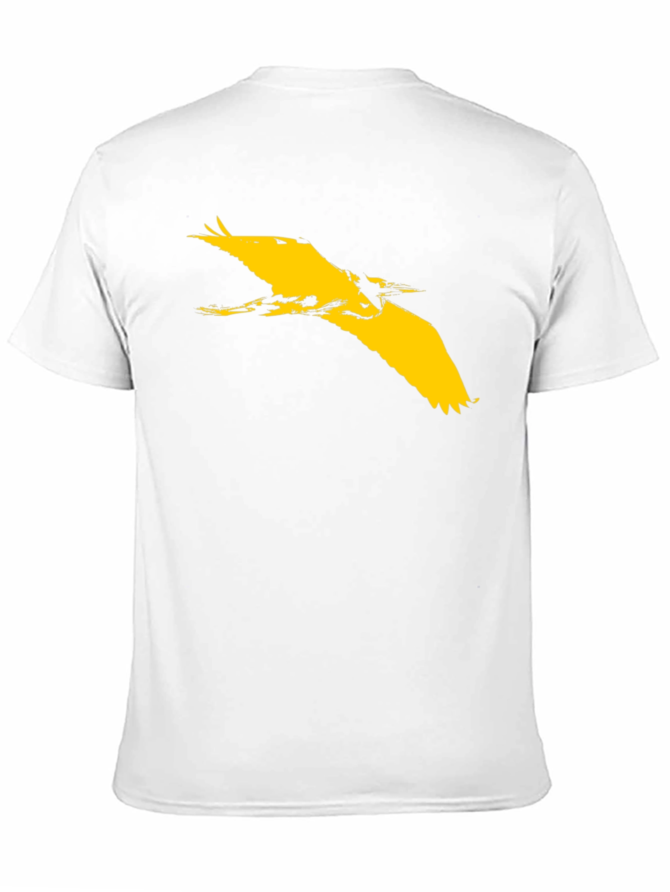 Black T-Shirt with Bird Design