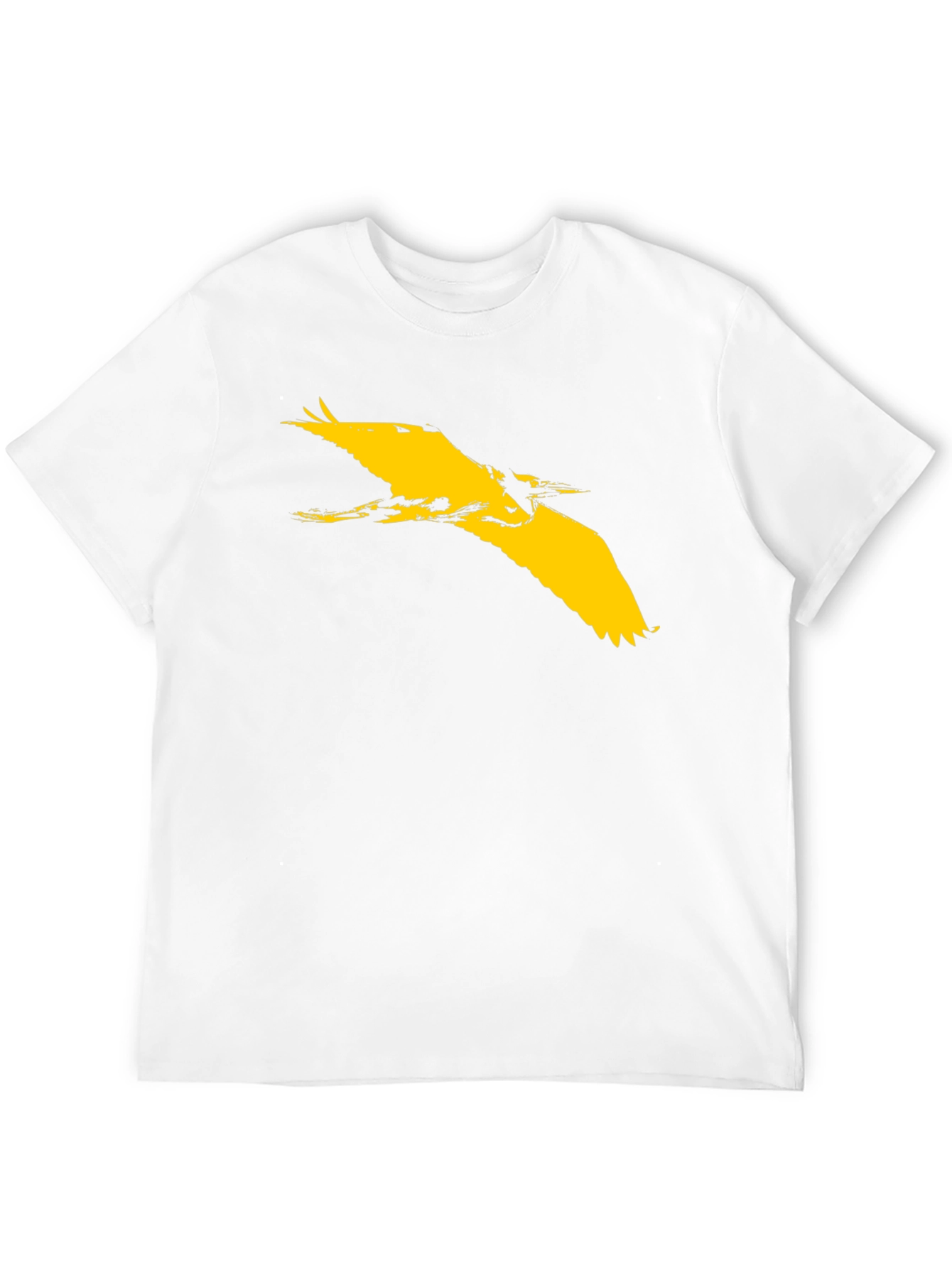 Black T-Shirt with Bird Design