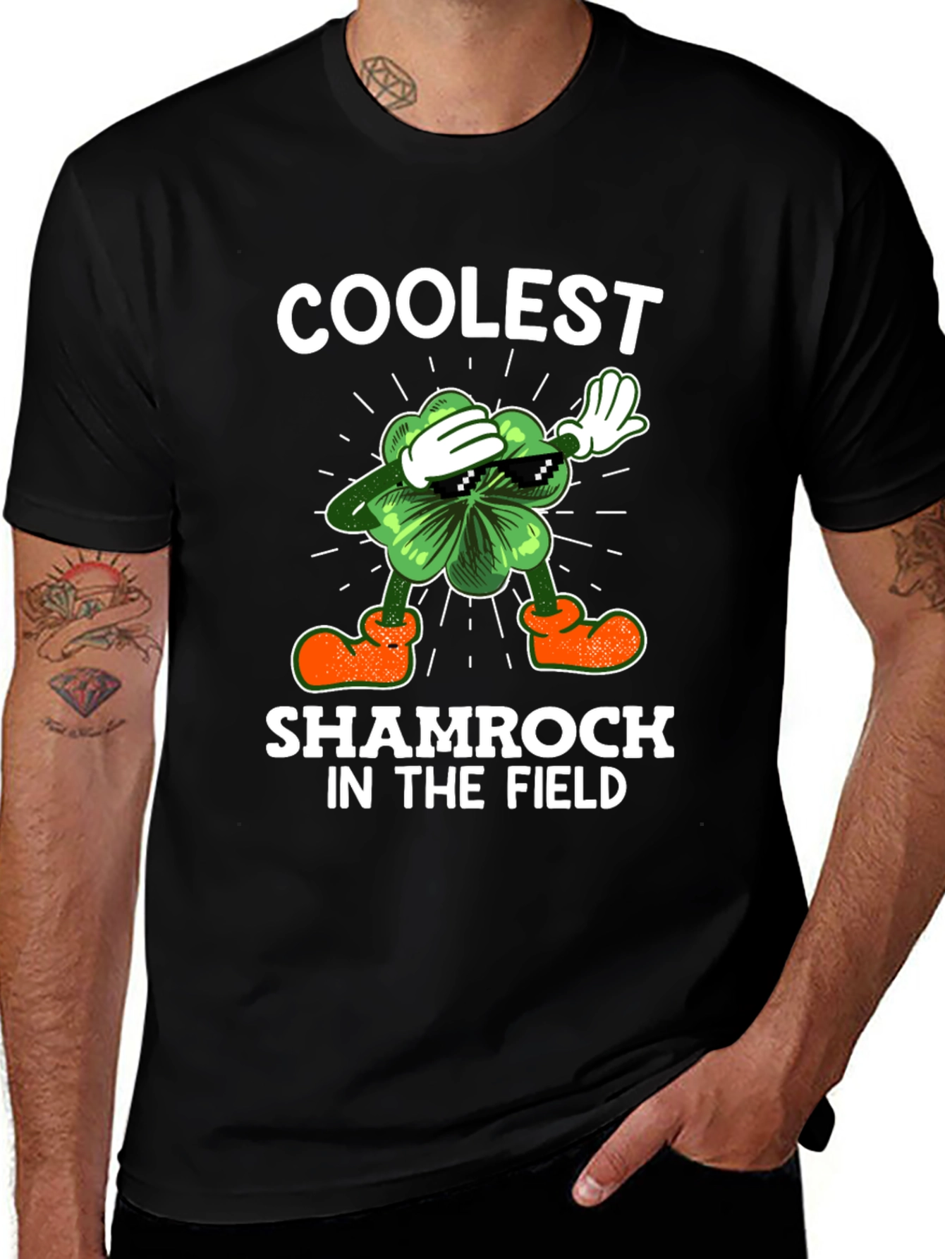 Coolest Shamrock St. Patricks Day T-Shirt