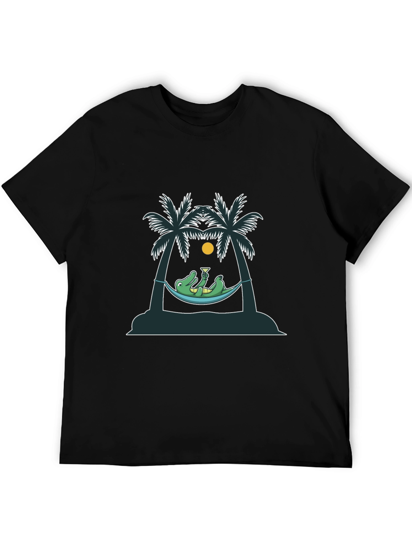 Relaxed Gator in Hammock Graphic T-Shirt