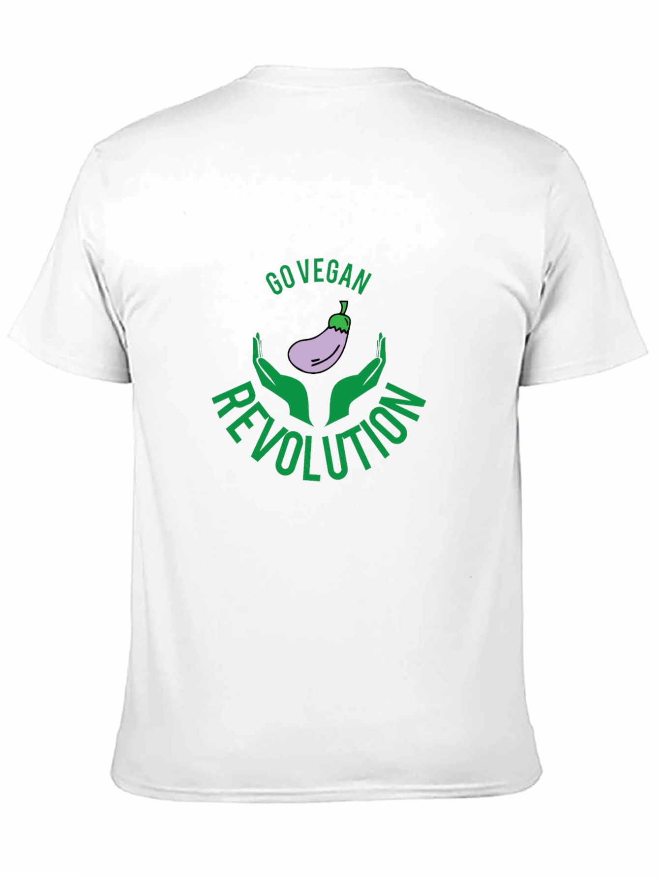 Go Vegan Revolution Black Graphic Tee