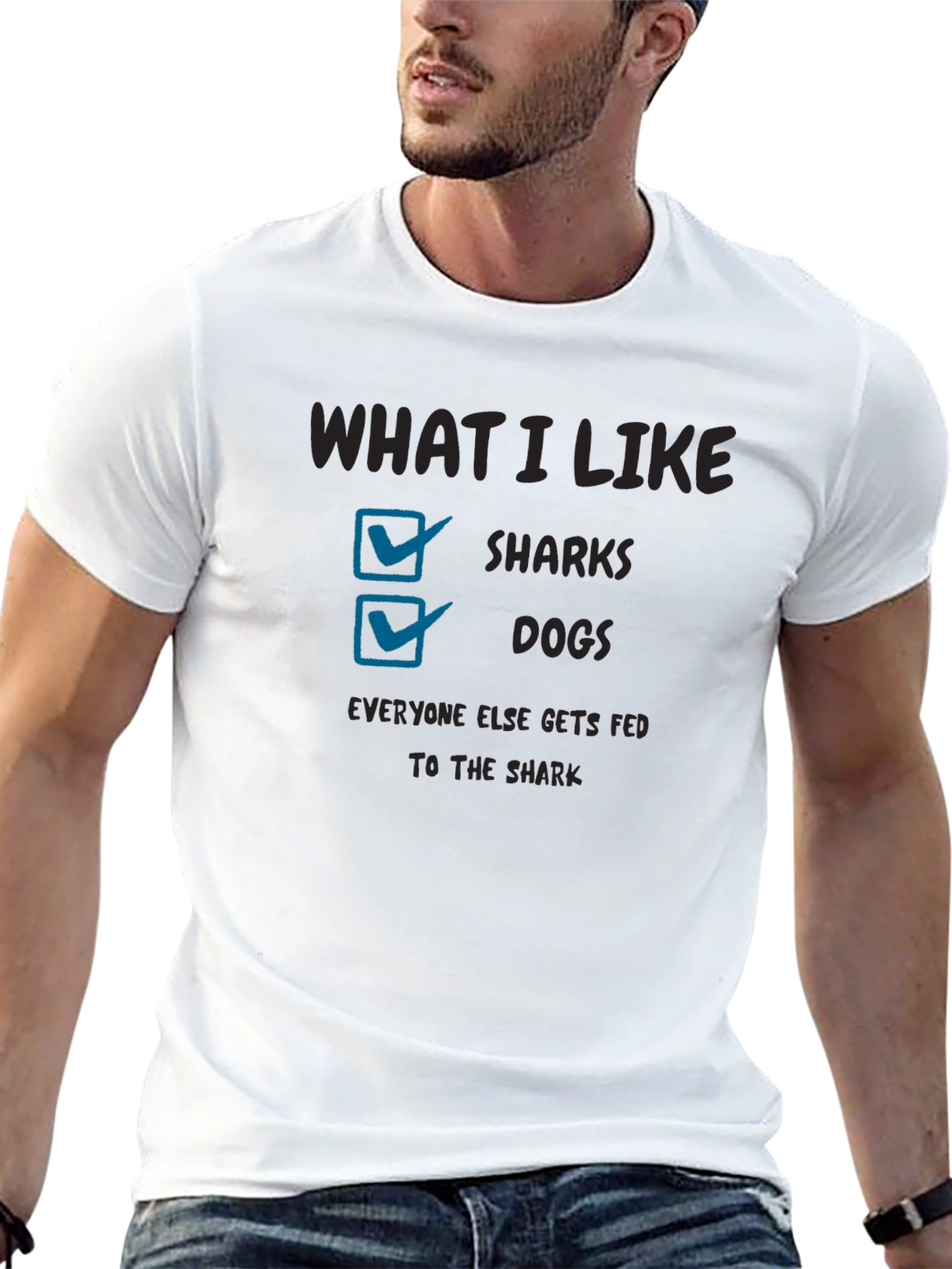 Sharks and Dogs Graphic Tee