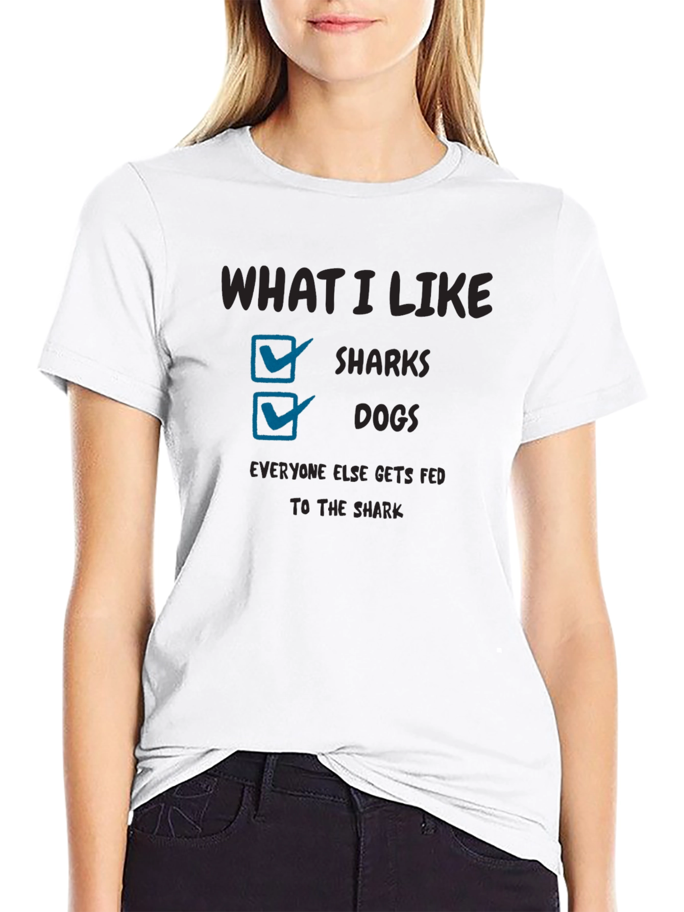 Sharks and Dogs Graphic Tee