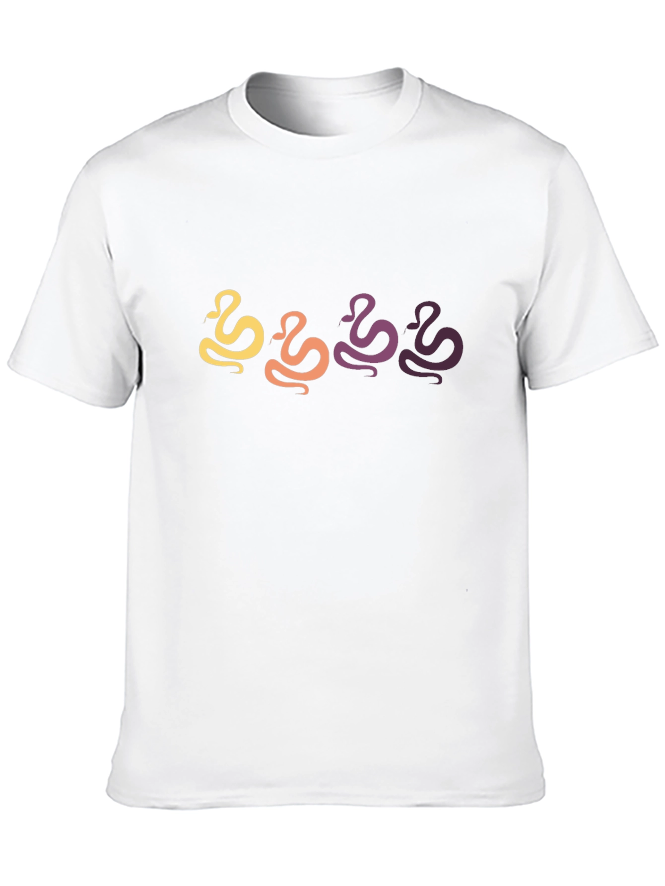 Retro Snake Graphic Black T-Shirt
