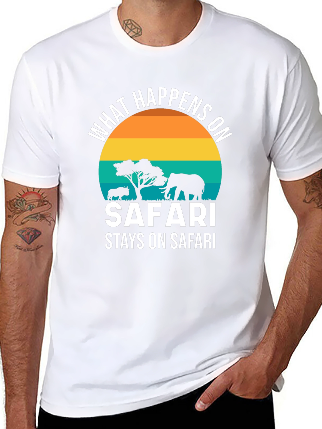 Safari T-Shirt: What Happens On Safari Stays On Safari