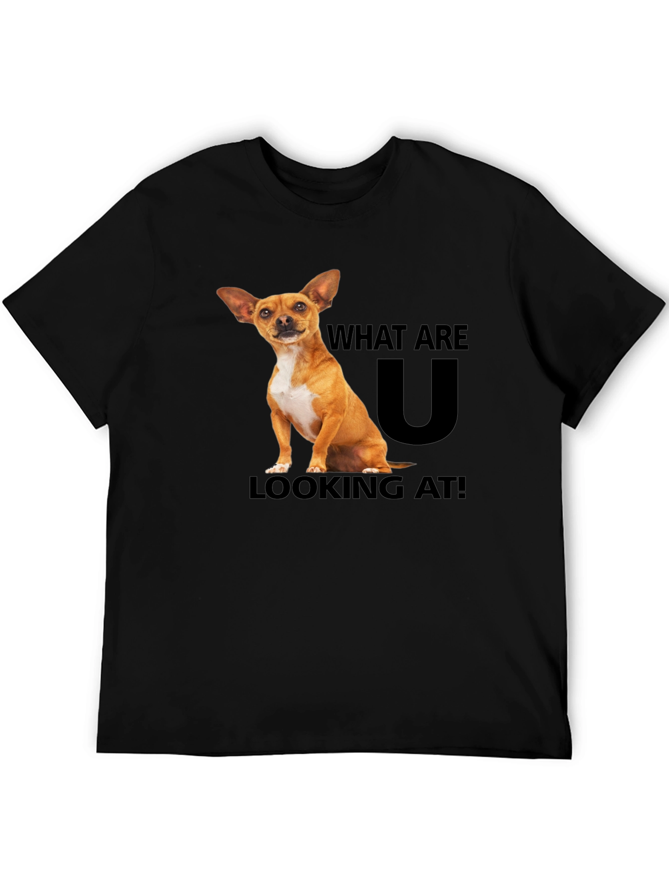 Dog T-Shirt: What Are You Looking At?