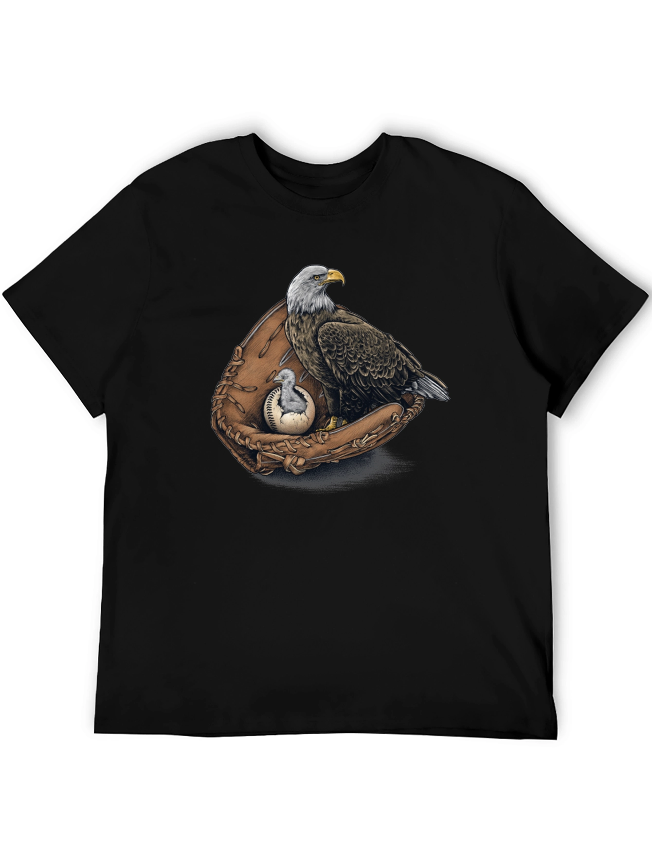 Eagle Baseball Glove Graphic Tee
