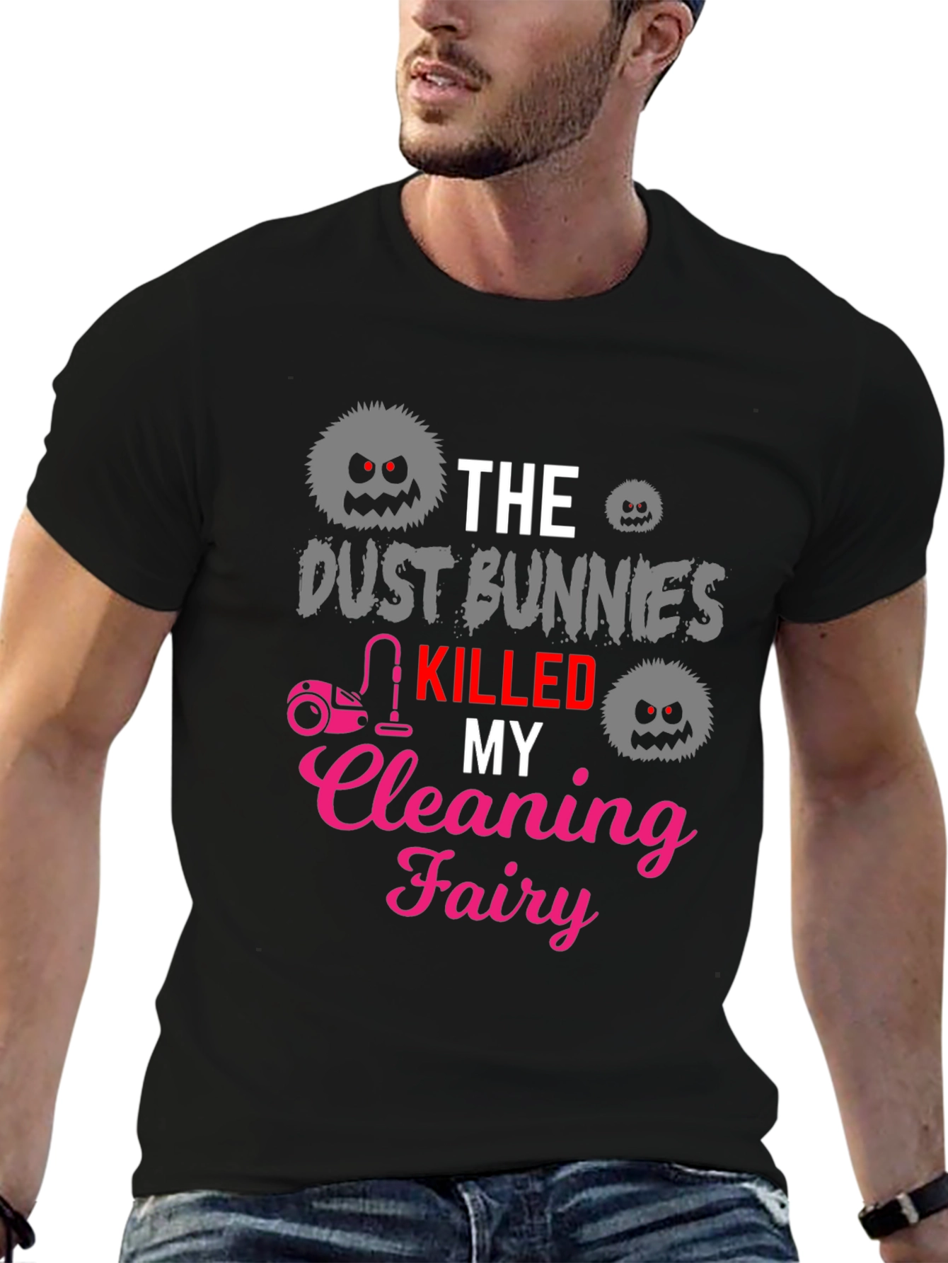 Dust Bunnies Cleaning Fairy T-Shirt