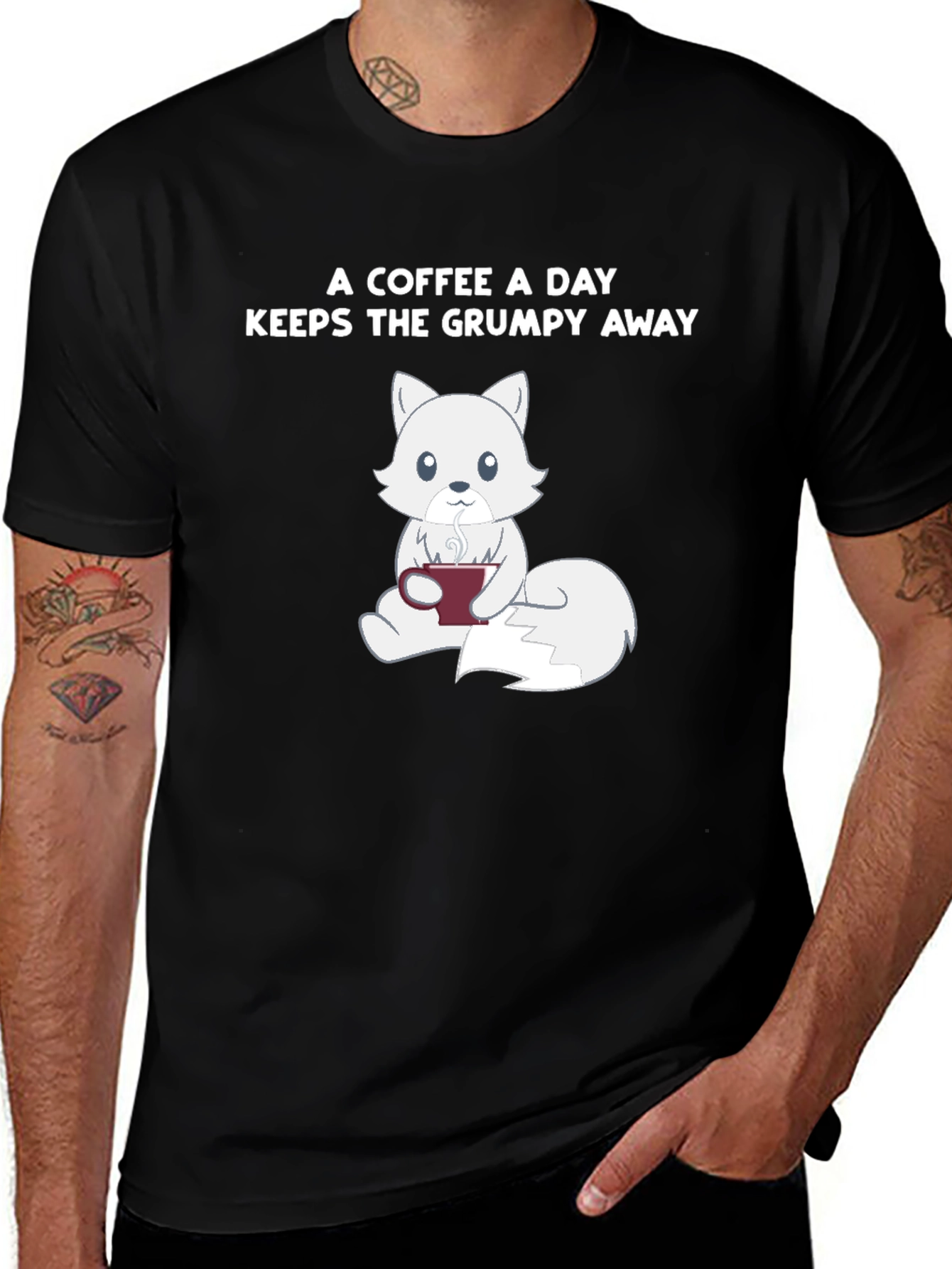 Coffee A Day Grumpy Away T-Shirt